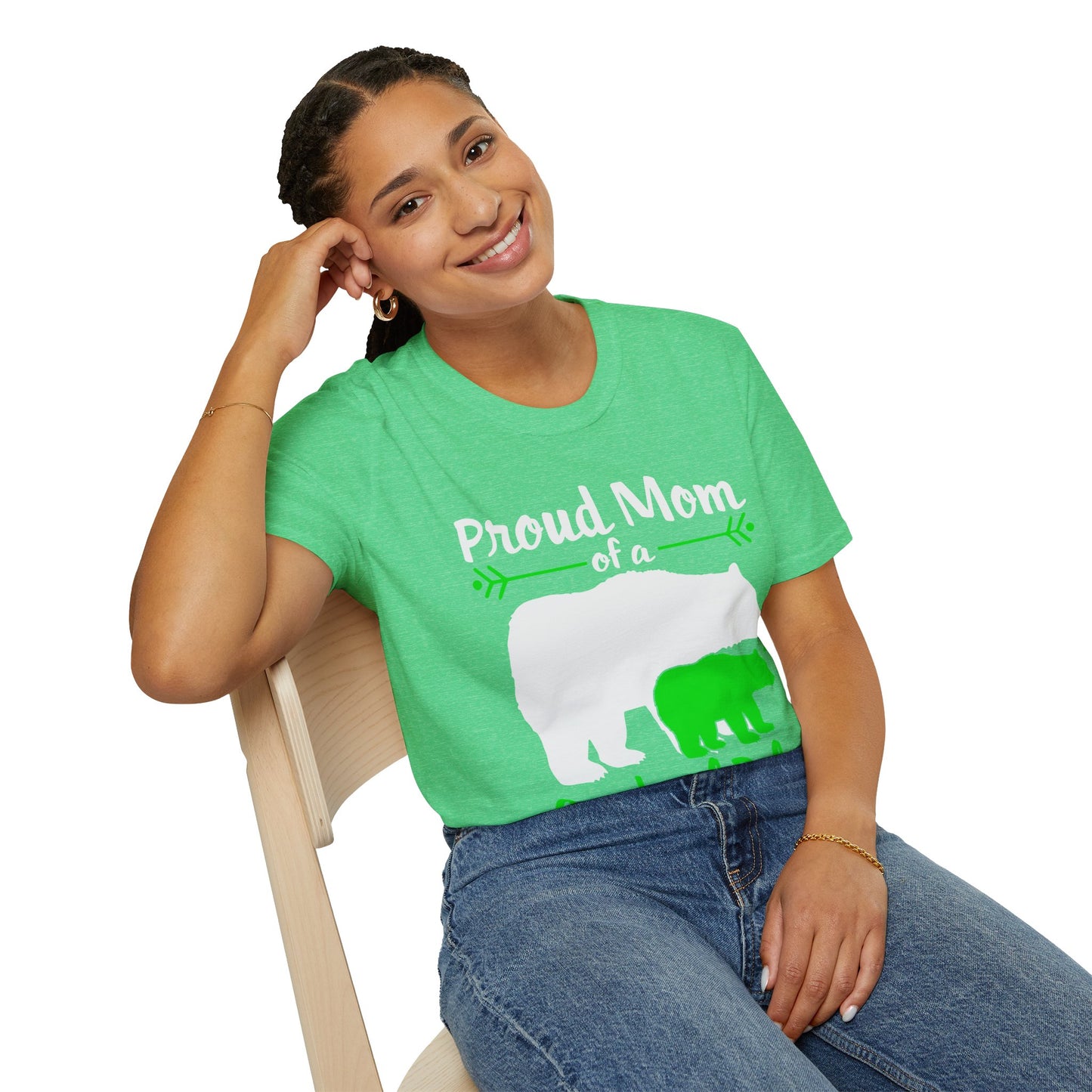 Proud Mom of a Cerebral Palsy Warrior T-Shirt - Unisex Softstyle Tee