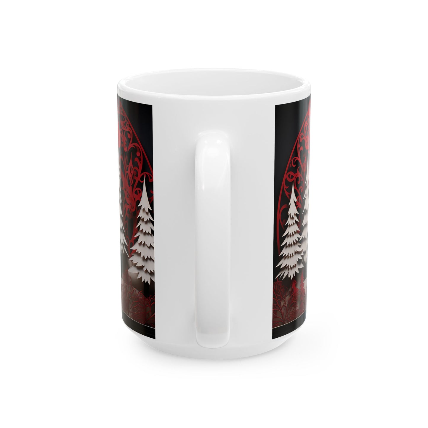 Beautiful 3D Ceramic Mug, (11oz, 15oz)