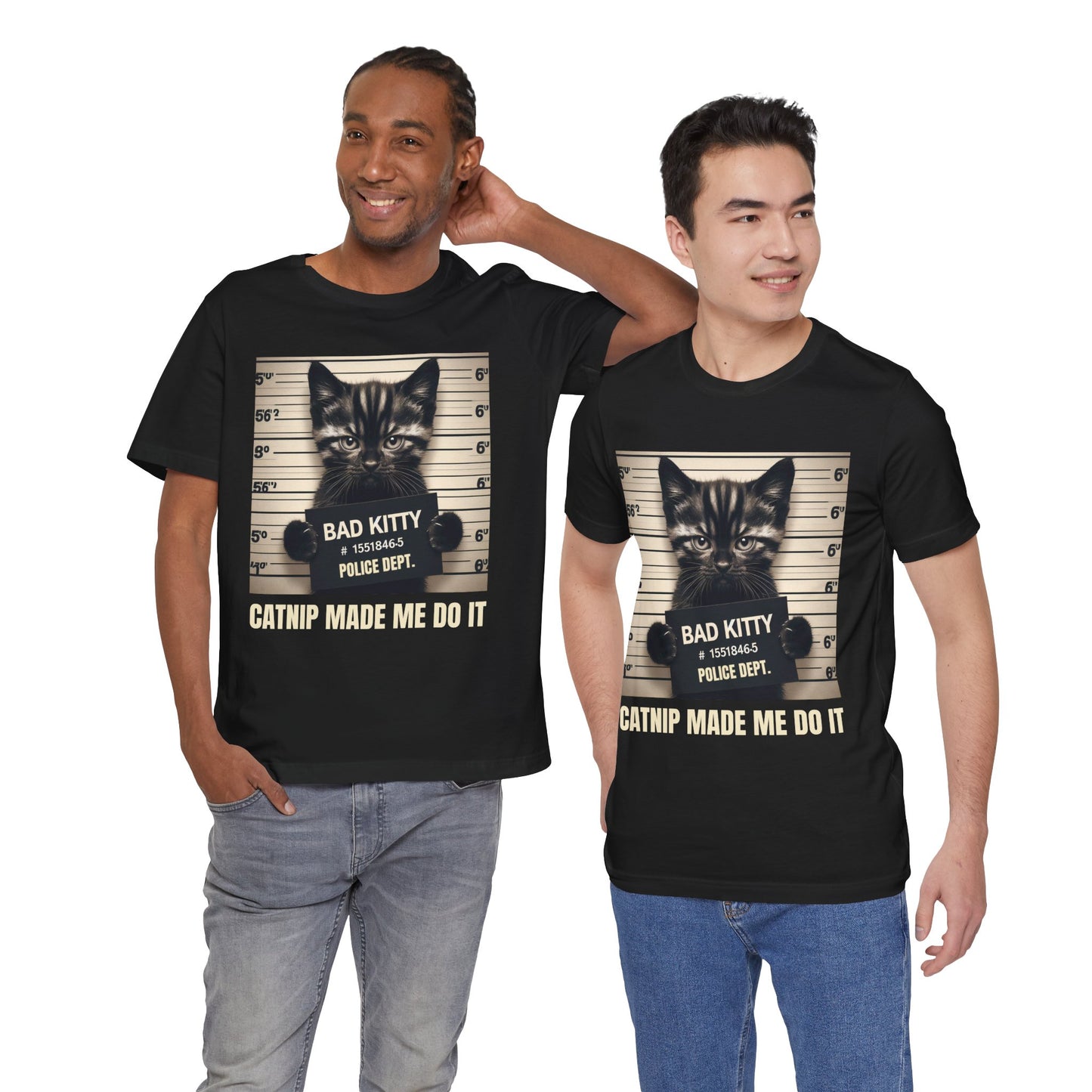 Catnip Made Me Do It Unisex Jersey Short Sleeve Tee