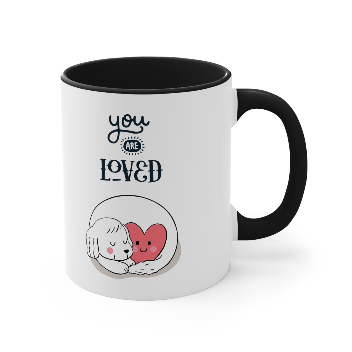 You are Loved Accent Coffee Mug, 11oz