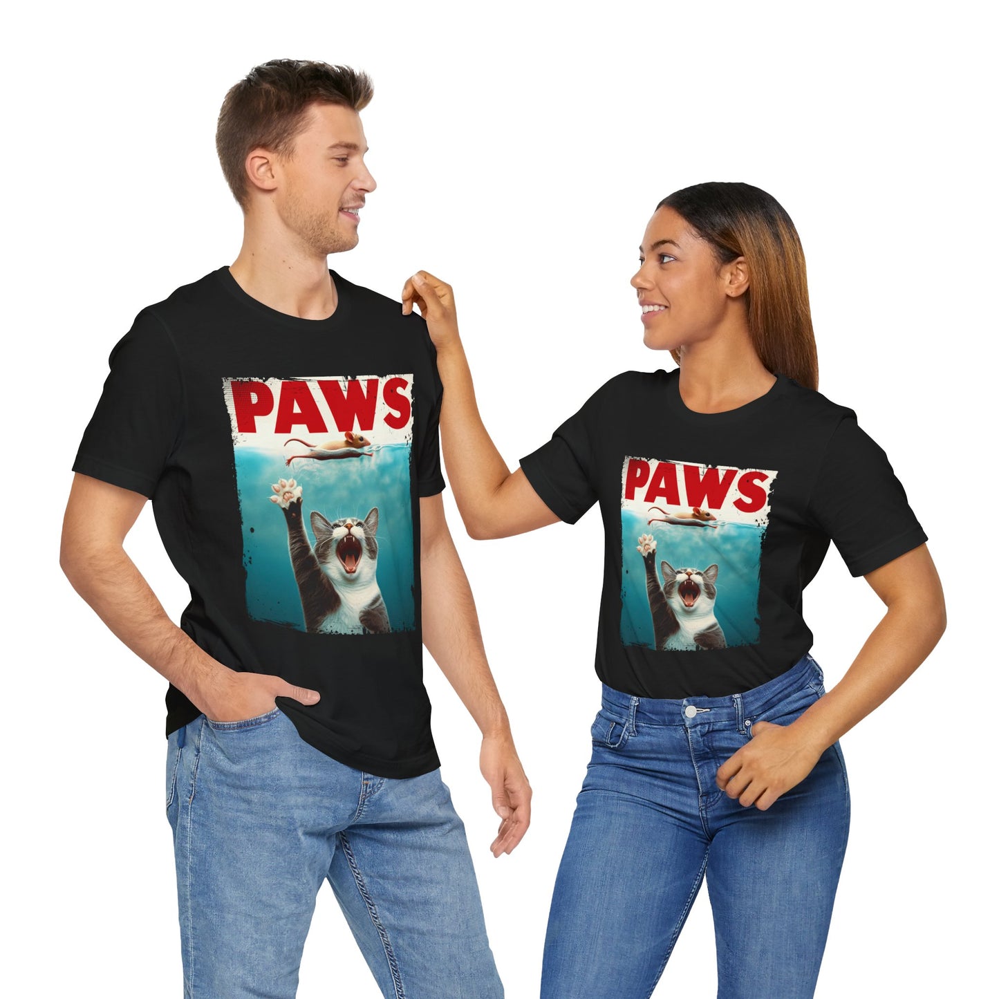 Paws Capture Beneath the Surface Unisex Jersey Short Sleeve Tee