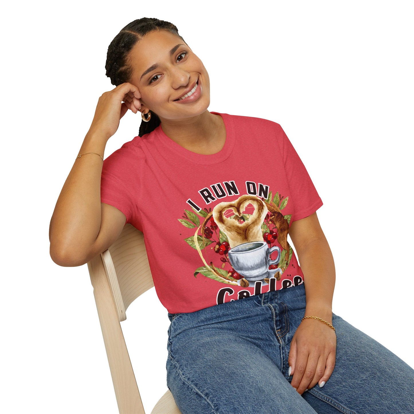 Funny Coffee and Sarcasm Unisex Softstyle T-Shirt