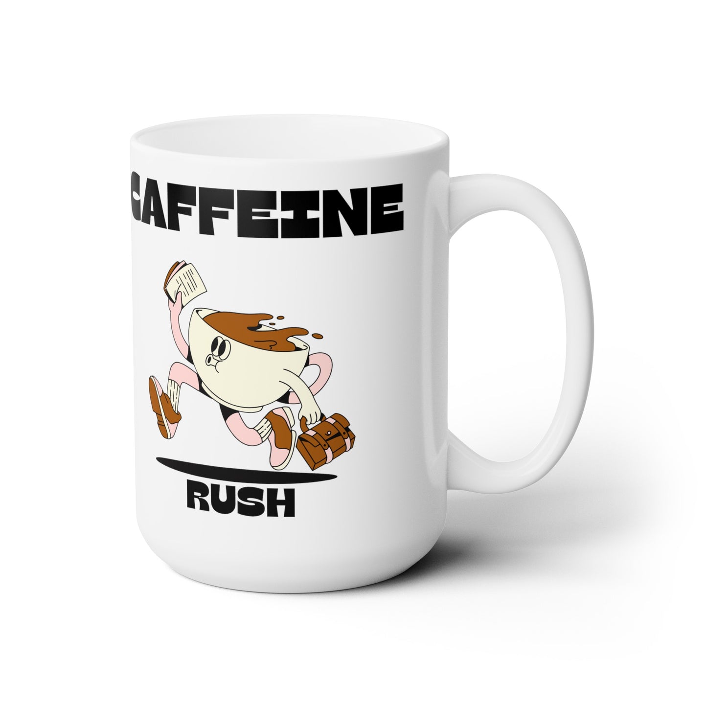 Caffeine Rush Ceramic Mug 15oz