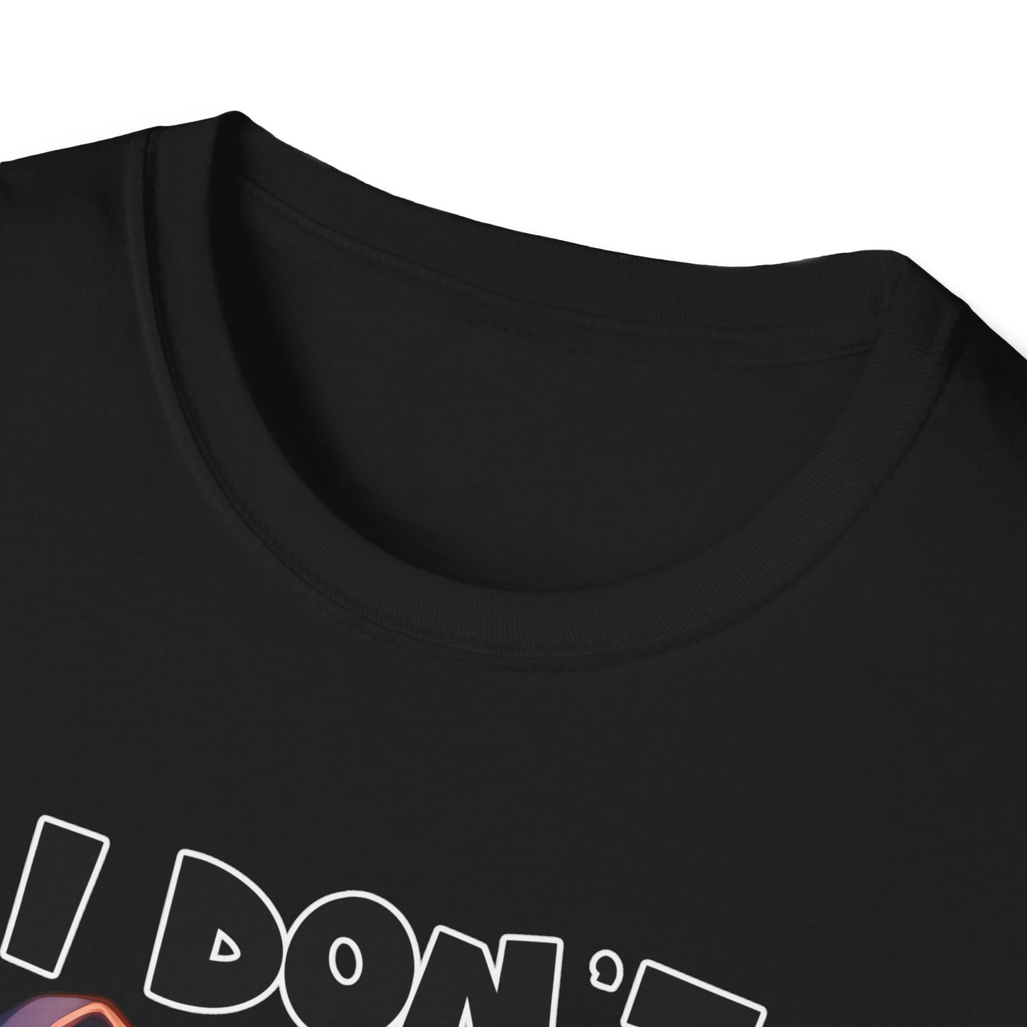 Graphic Dog Lover T-Shirt - 'I Don't Give a Woof!' Unisex Softstyle Tee