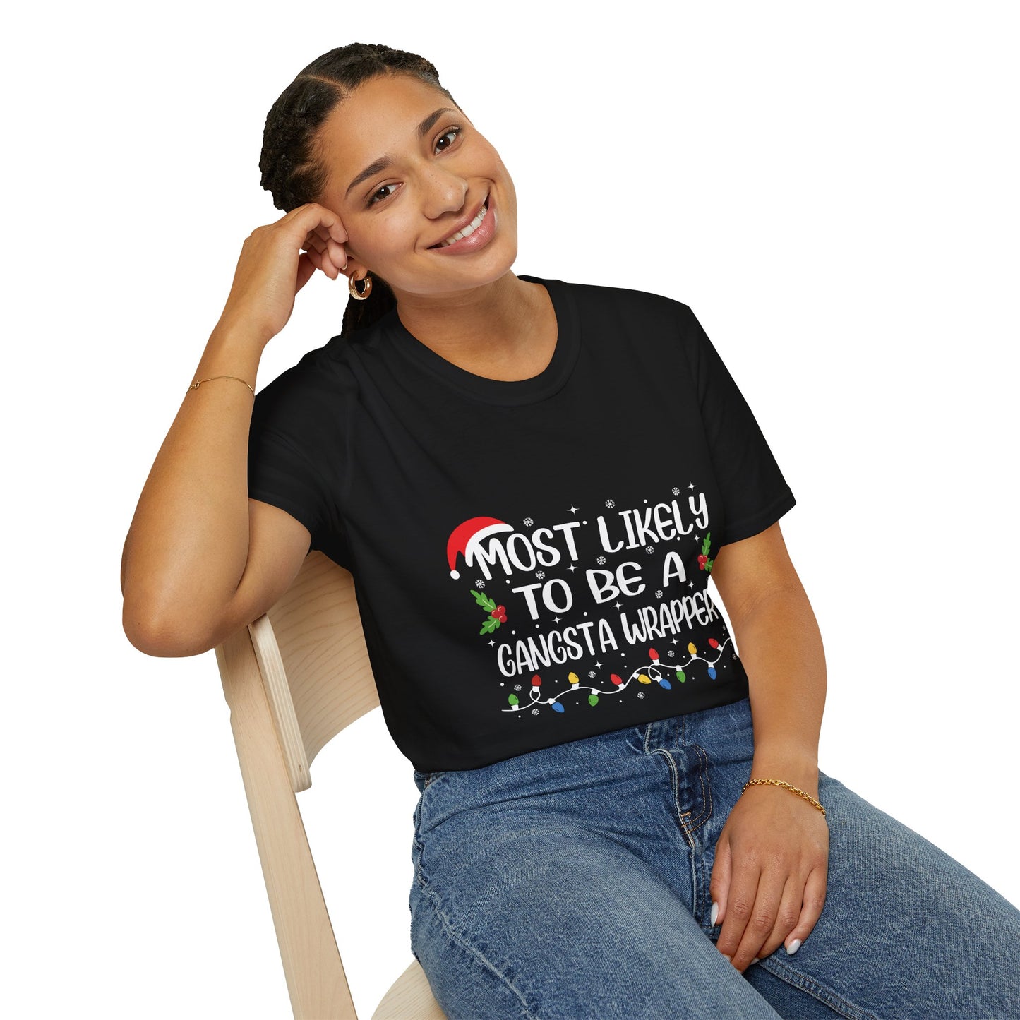 Funny Unisex Gangsta Wrapper Softstyle T-Shirt