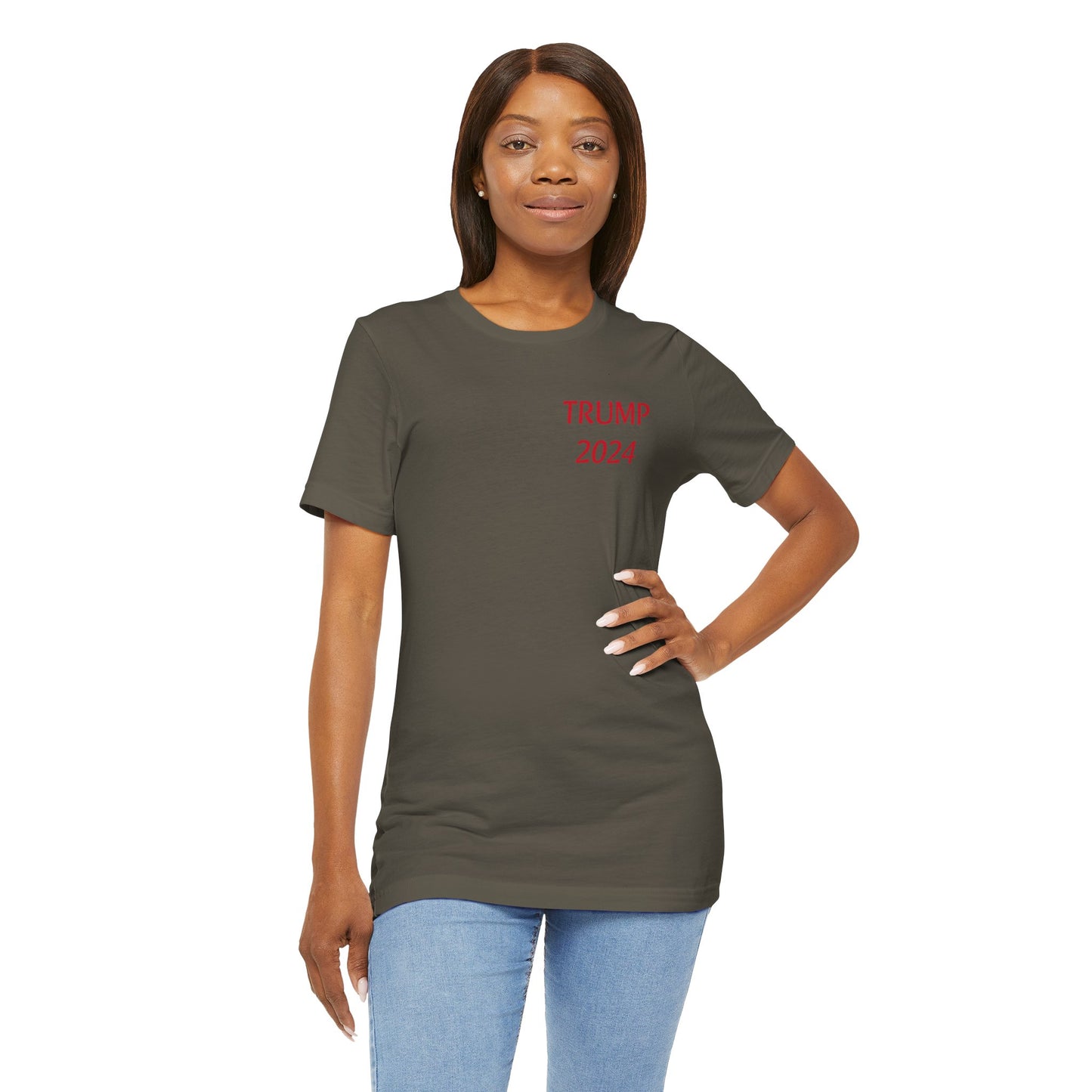 Freedom Is Not Free trump 2024 Unisex Jersey Short Sleeve Tee