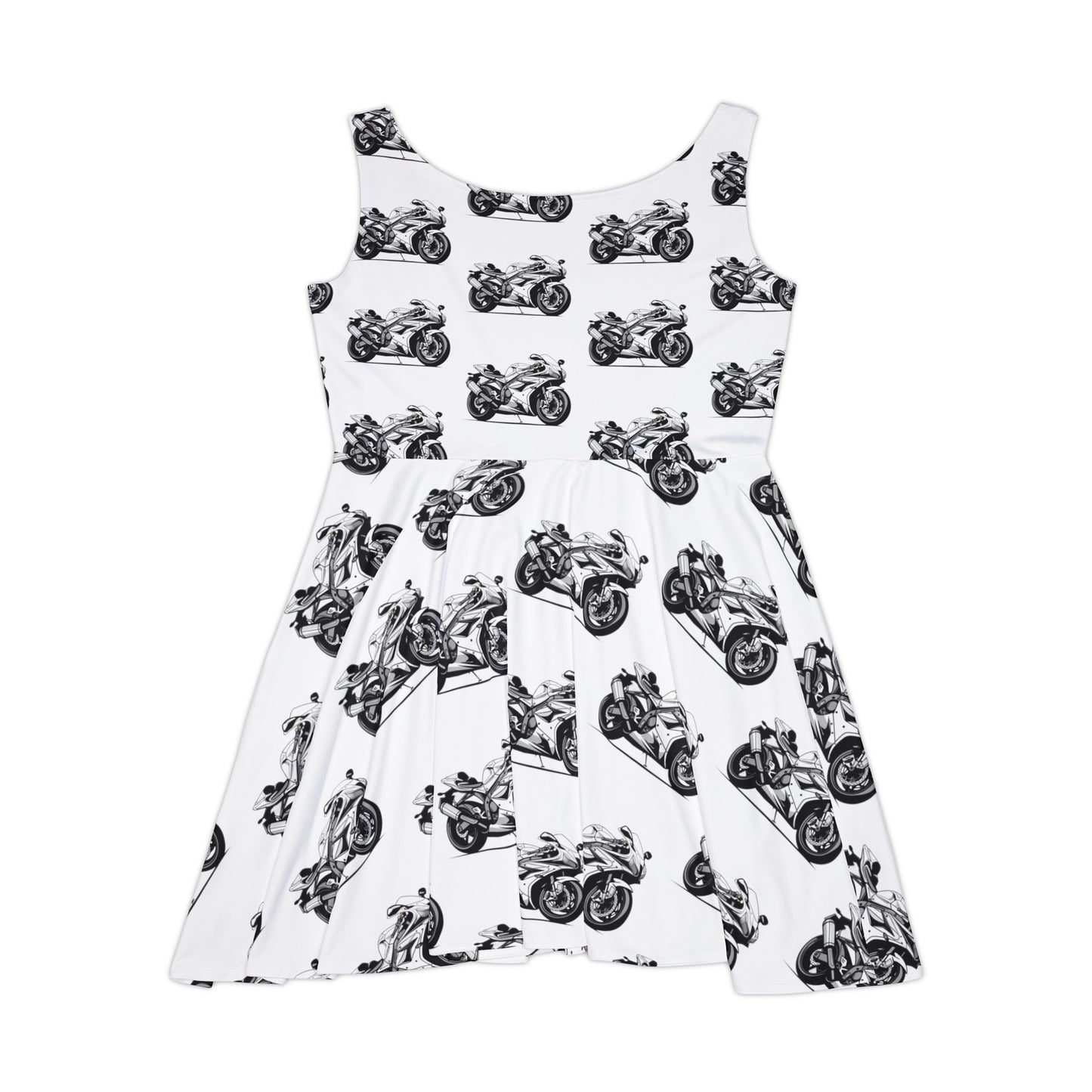 Motorcycle Women's Skater Dress (AOP)