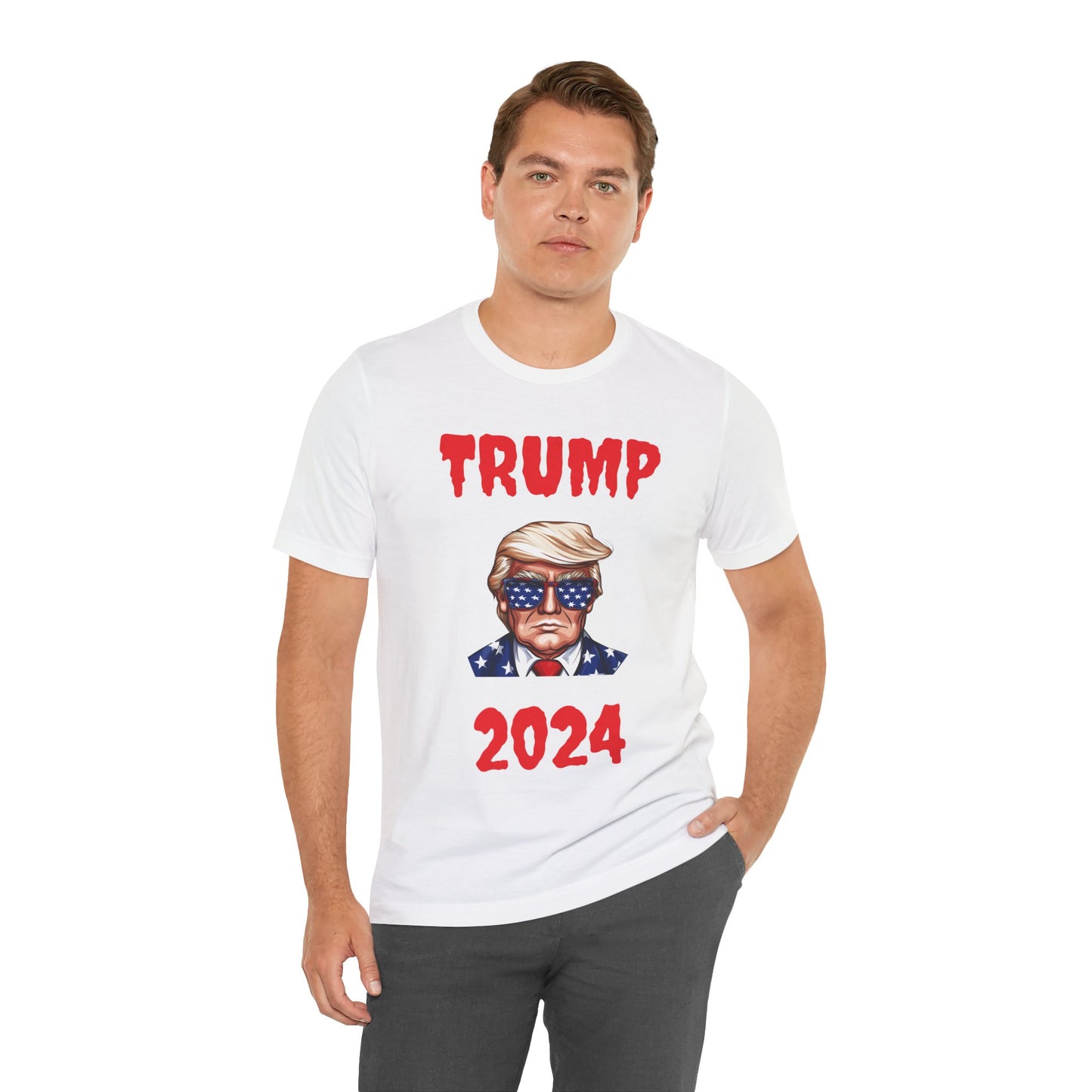 TRUMP 2024 Unisex Jersey Short Sleeve Tee