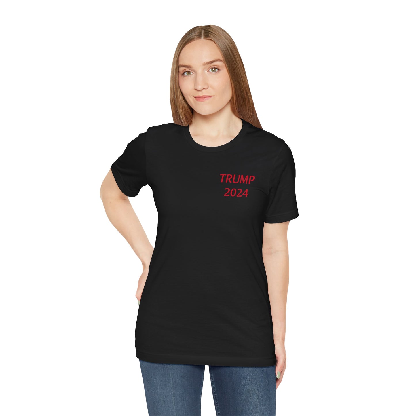 Freedom Is Not Free trump 2024 Unisex Jersey Short Sleeve Tee