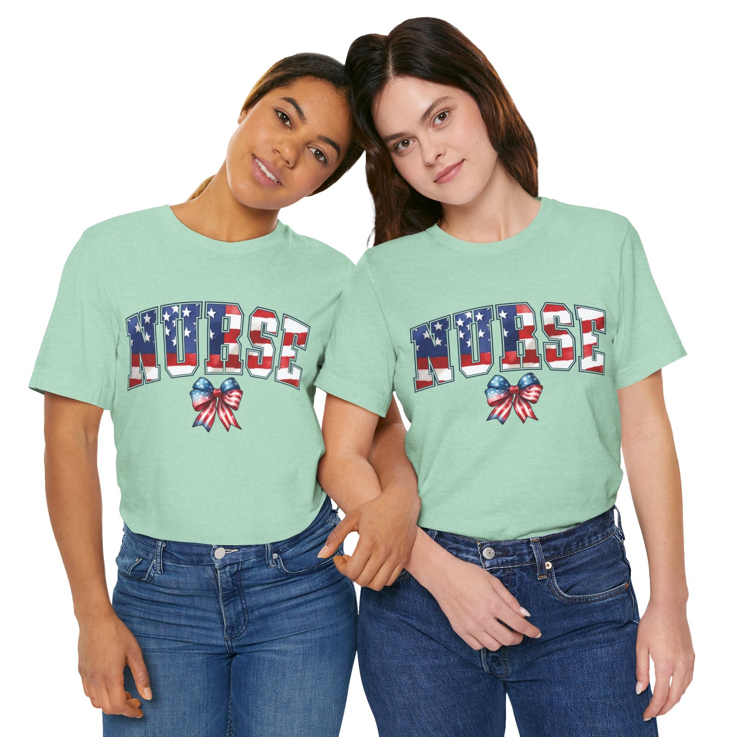 Patriotic Nurse Unisex Jersey Short Sleeve Tee