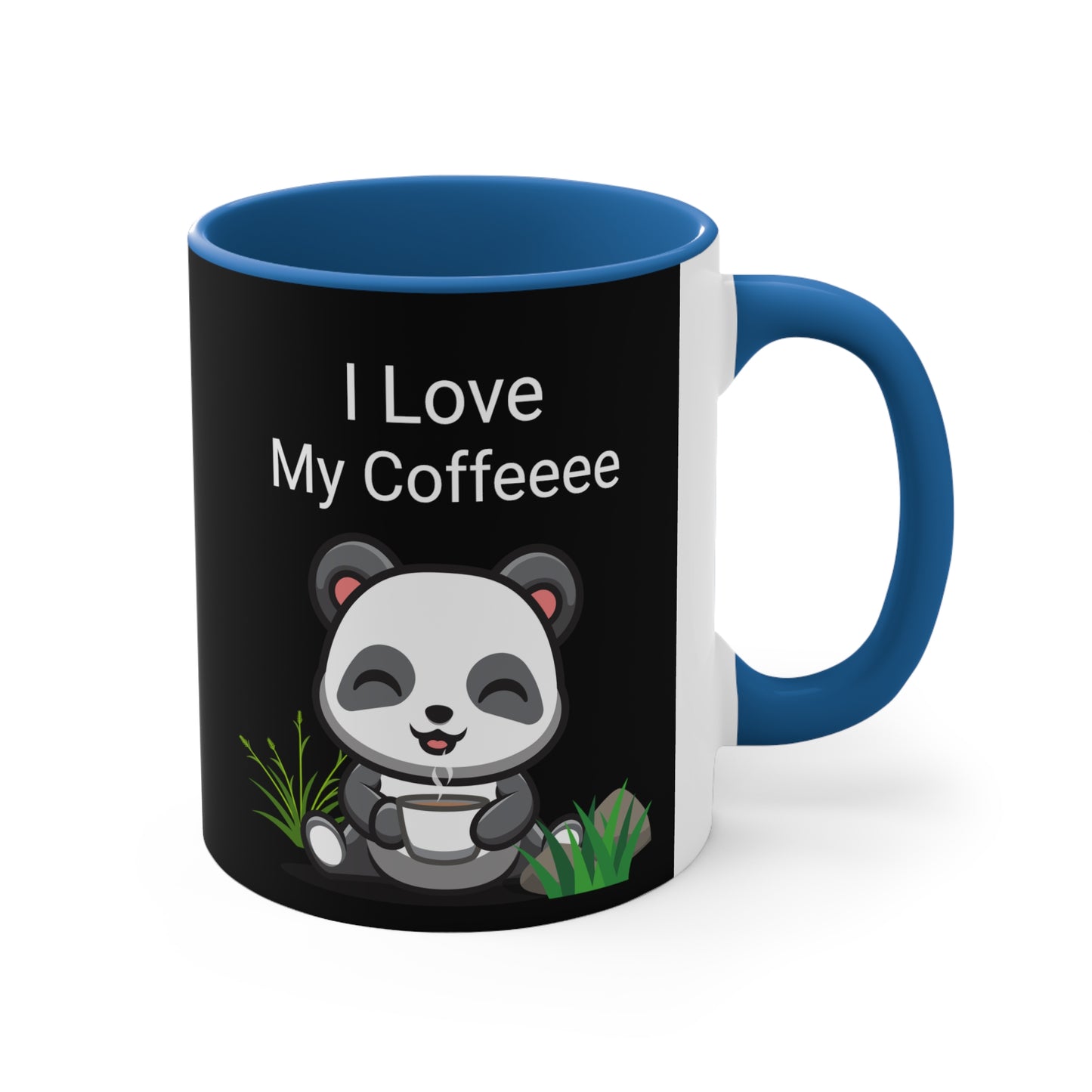 I love My Coffee Black Accent Coffee Mug, 11oz