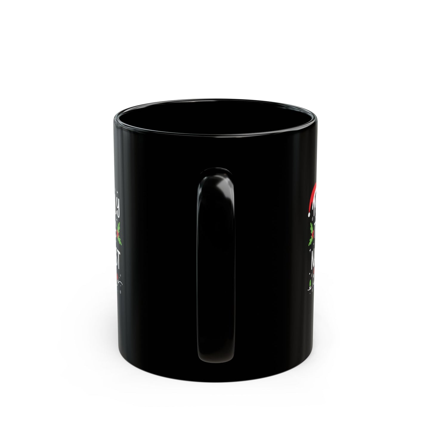 Funny Naughty list Black Mug (11oz, 15oz)