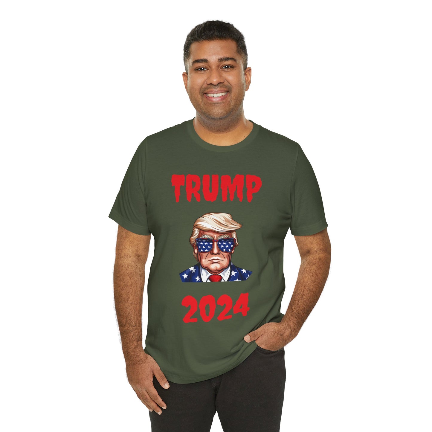 TRUMP 2024 Unisex Jersey Short Sleeve Tee