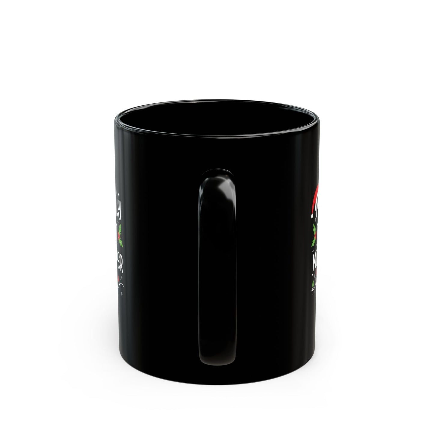 Funny Last Minute Shopper Black Mug (11oz, 15oz)