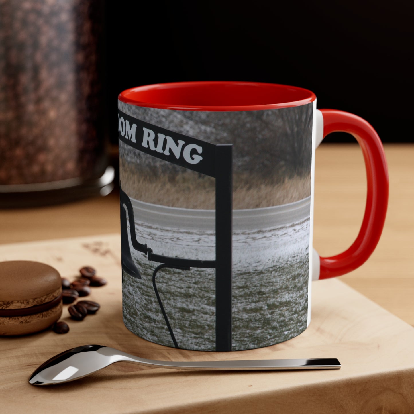 Let Freedom Ring Accent Coffee Mug, 11oz
