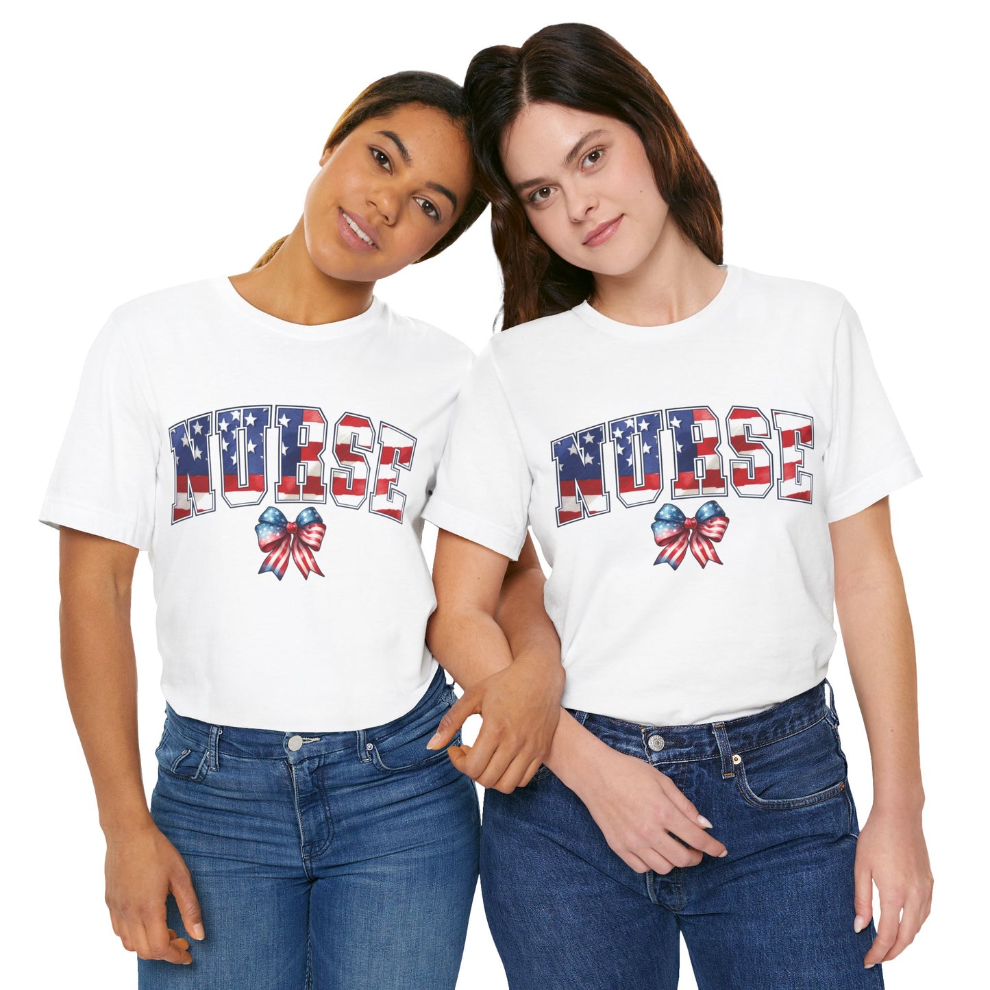 Patriotic Nurse Unisex Jersey Short Sleeve Tee