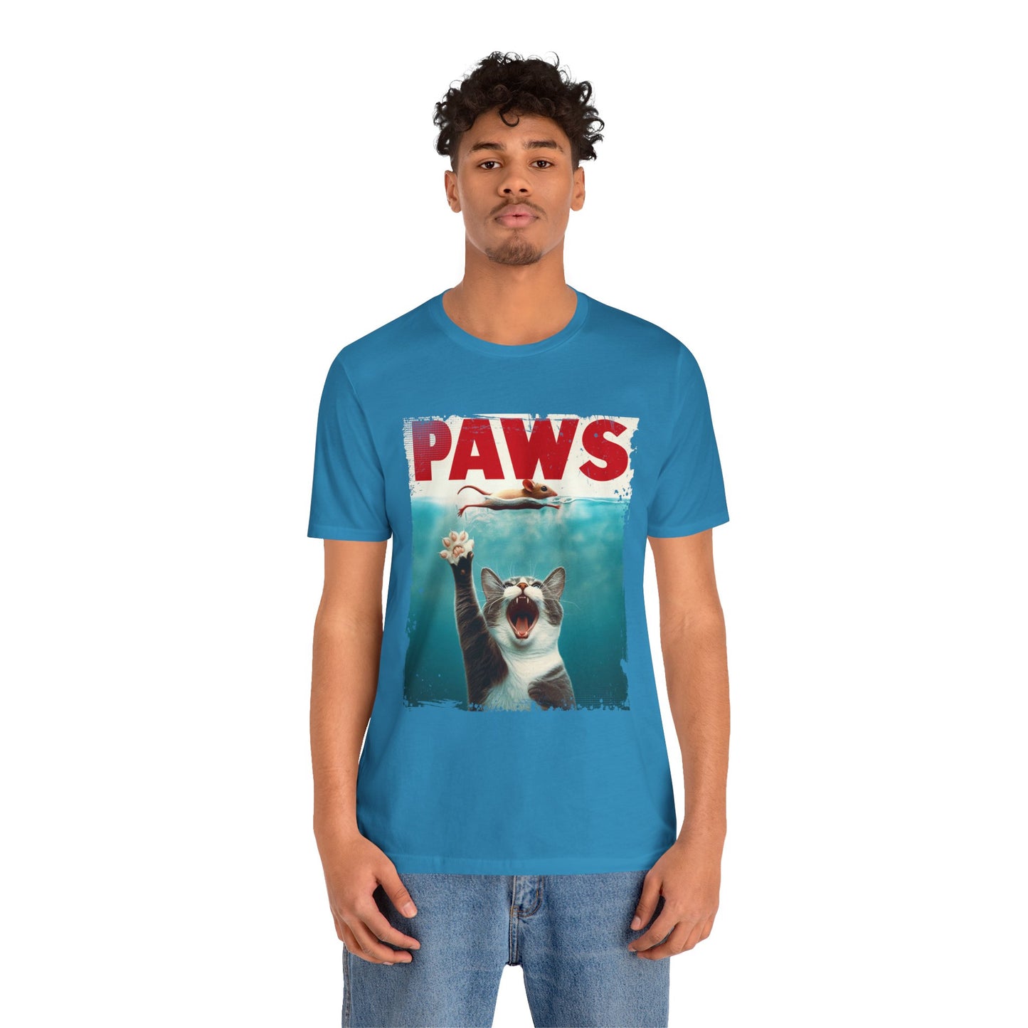 Paws Capture Beneath the Surface Unisex Jersey Short Sleeve Tee