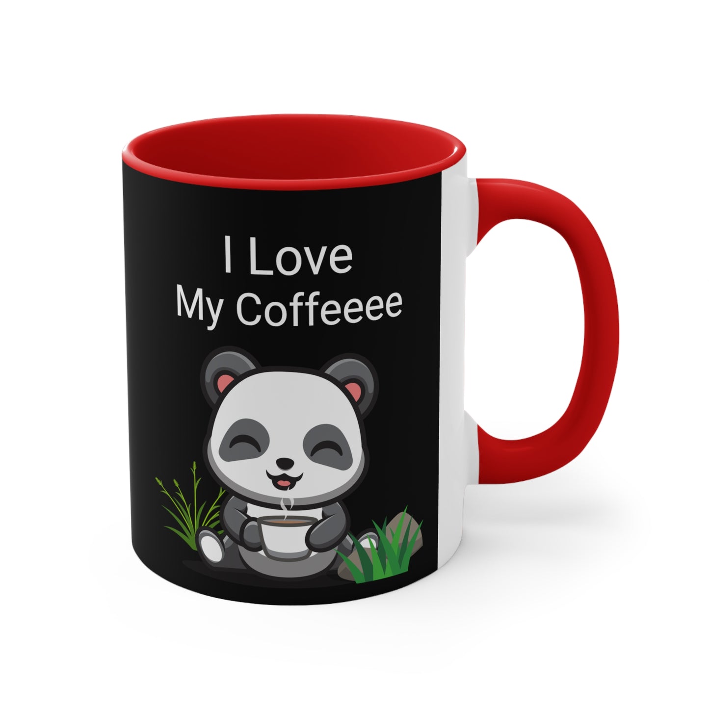 I love My Coffee Black Accent Coffee Mug, 11oz