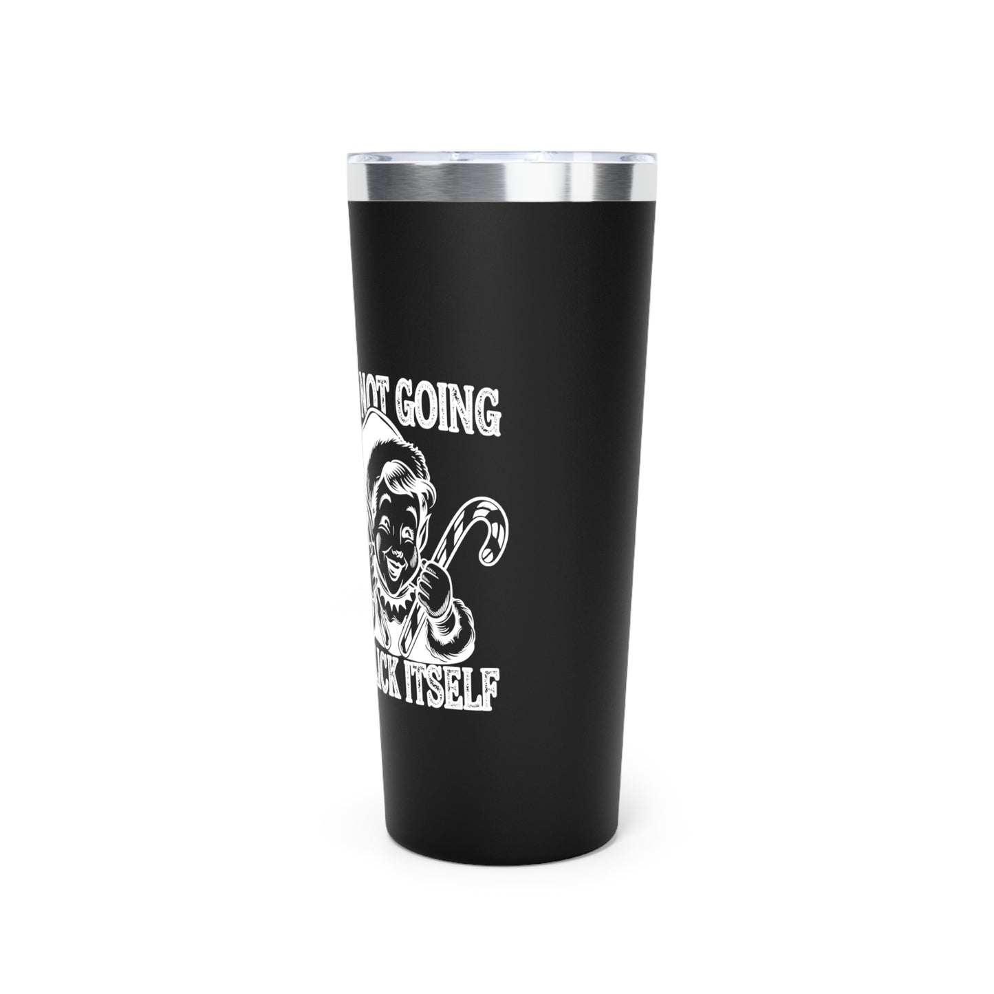 Funny Not Going to Lick itself Copper Vacuum Insulated Tumbler, 22oz