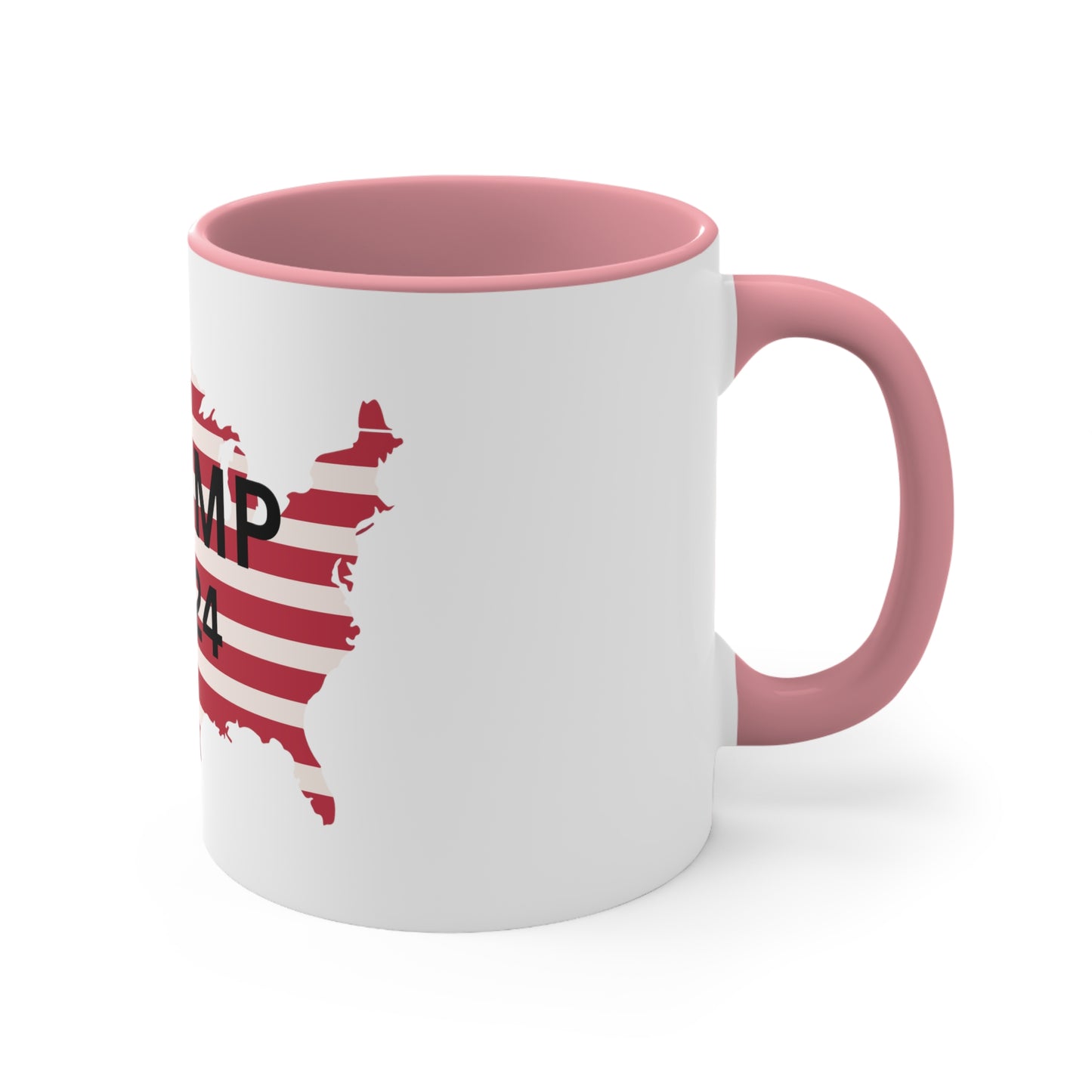 Trump 2024 Accent Coffee Mug, 11oz