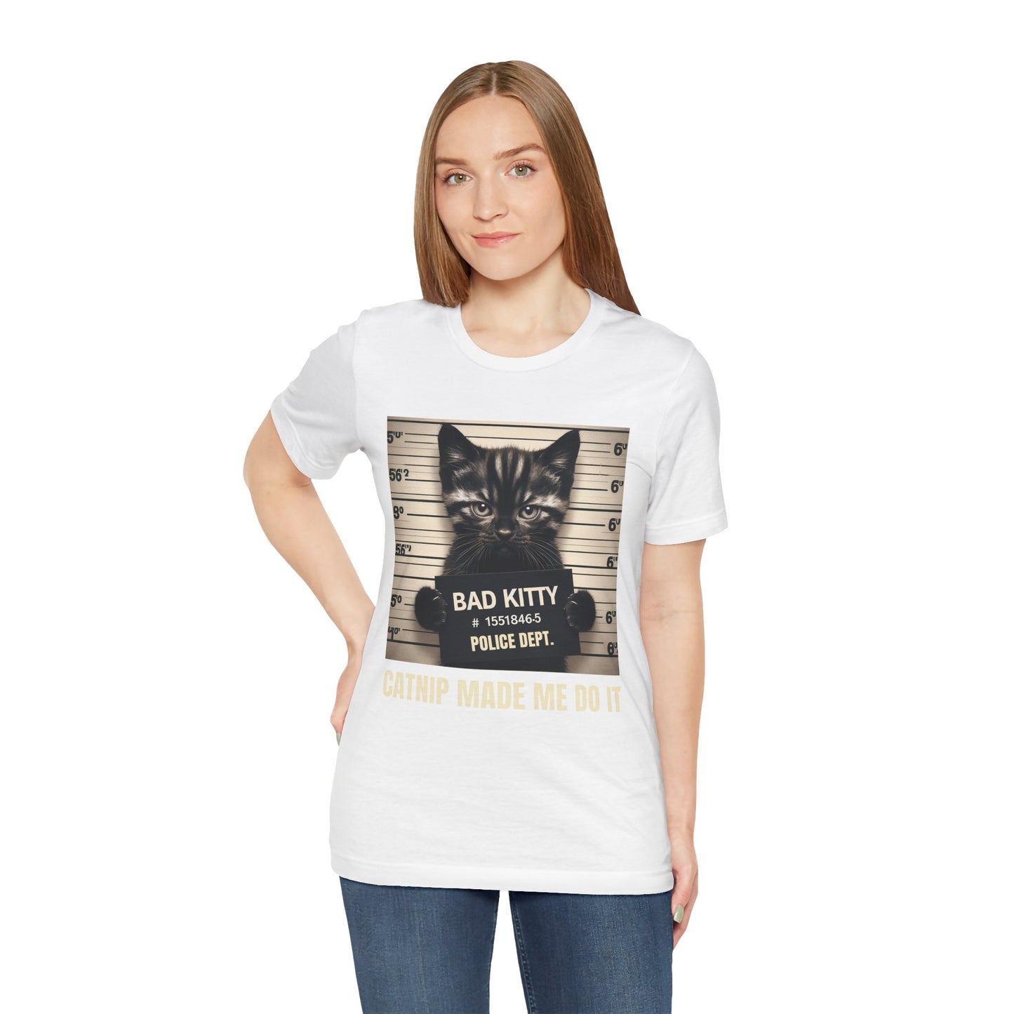 Catnip Made Me Do It Unisex Jersey Short Sleeve Tee