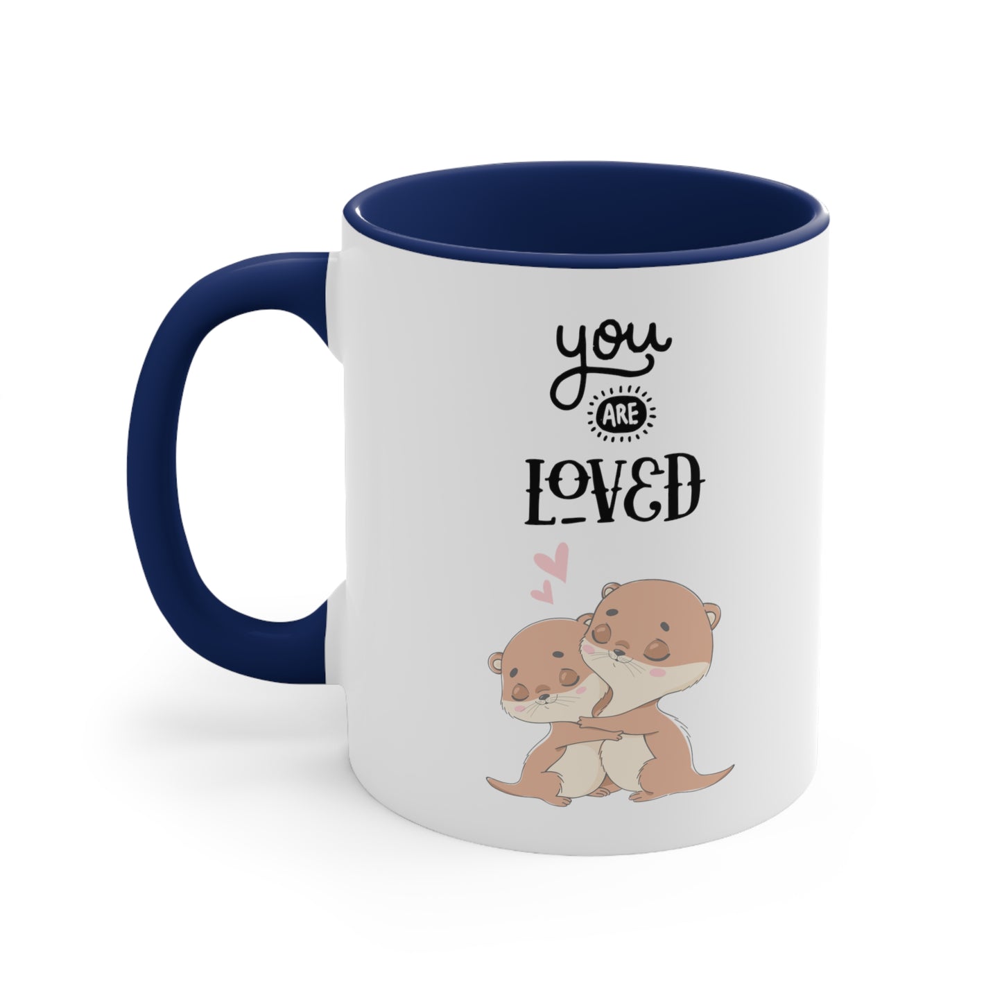 Cute You are Loved Accent Coffee Mug, 11oz