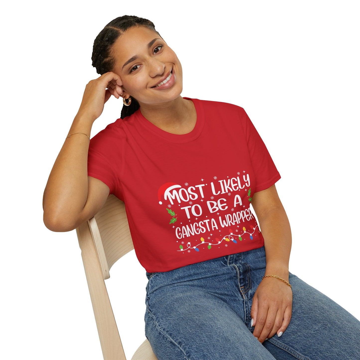 Funny Unisex Gangsta Wrapper Softstyle T-Shirt