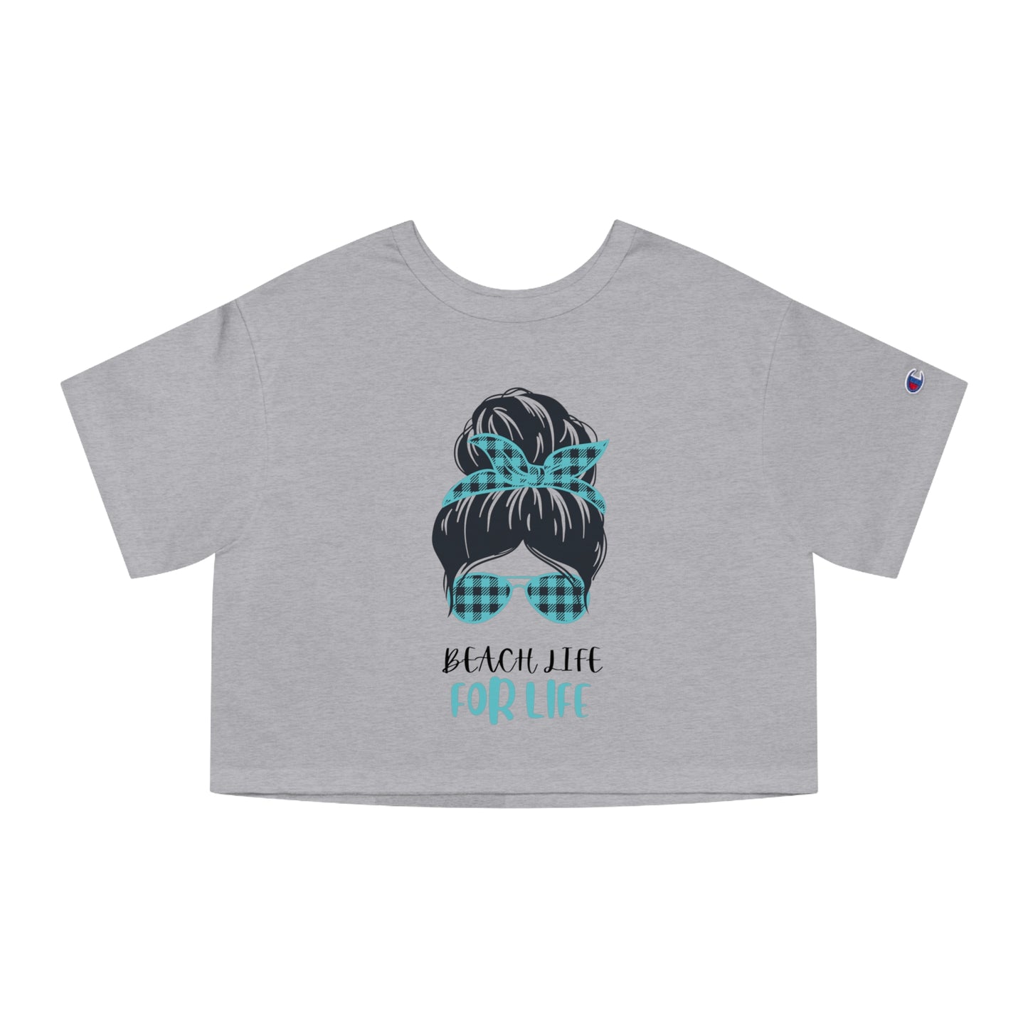 Beach Life Champion Women's Heritage Cropped T-Shirt