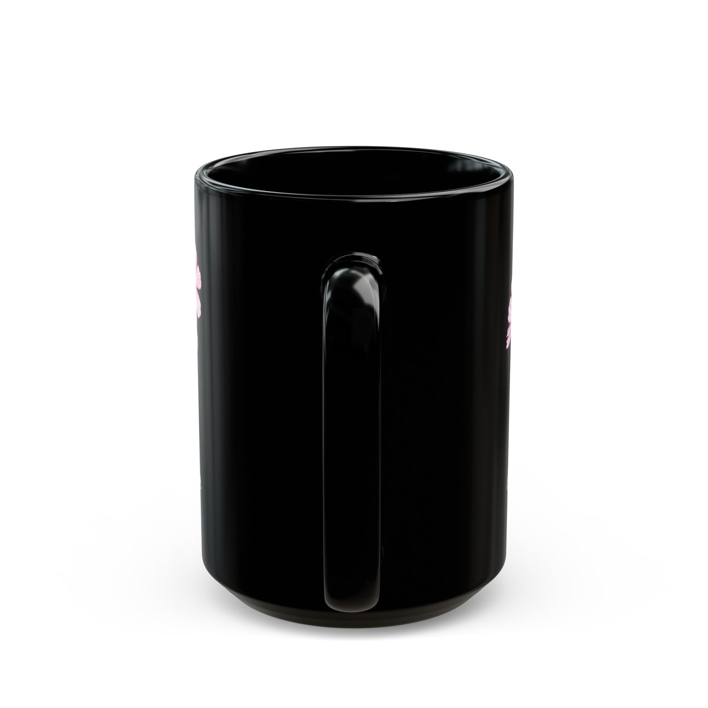October Birth Flower Cosmos Black Mug (11oz, 15oz)