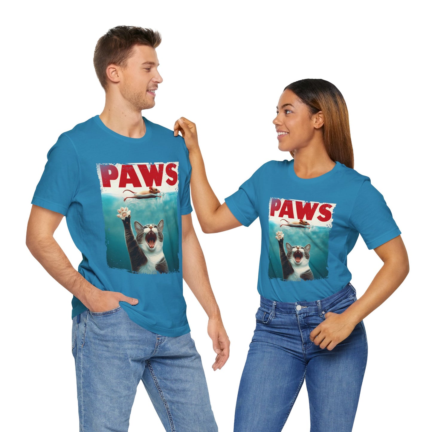 Paws Capture Beneath the Surface Unisex Jersey Short Sleeve Tee