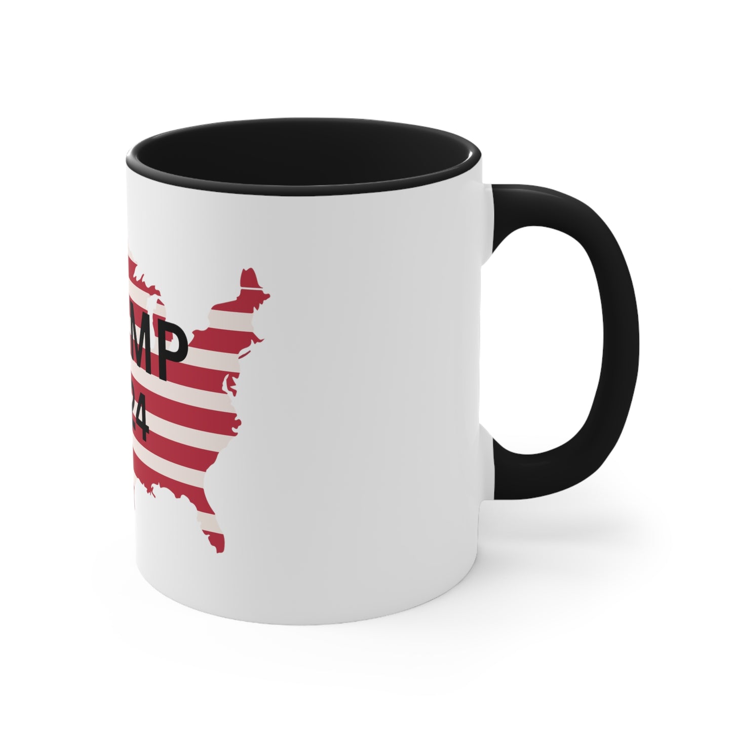 Trump 2024 Accent Coffee Mug, 11oz