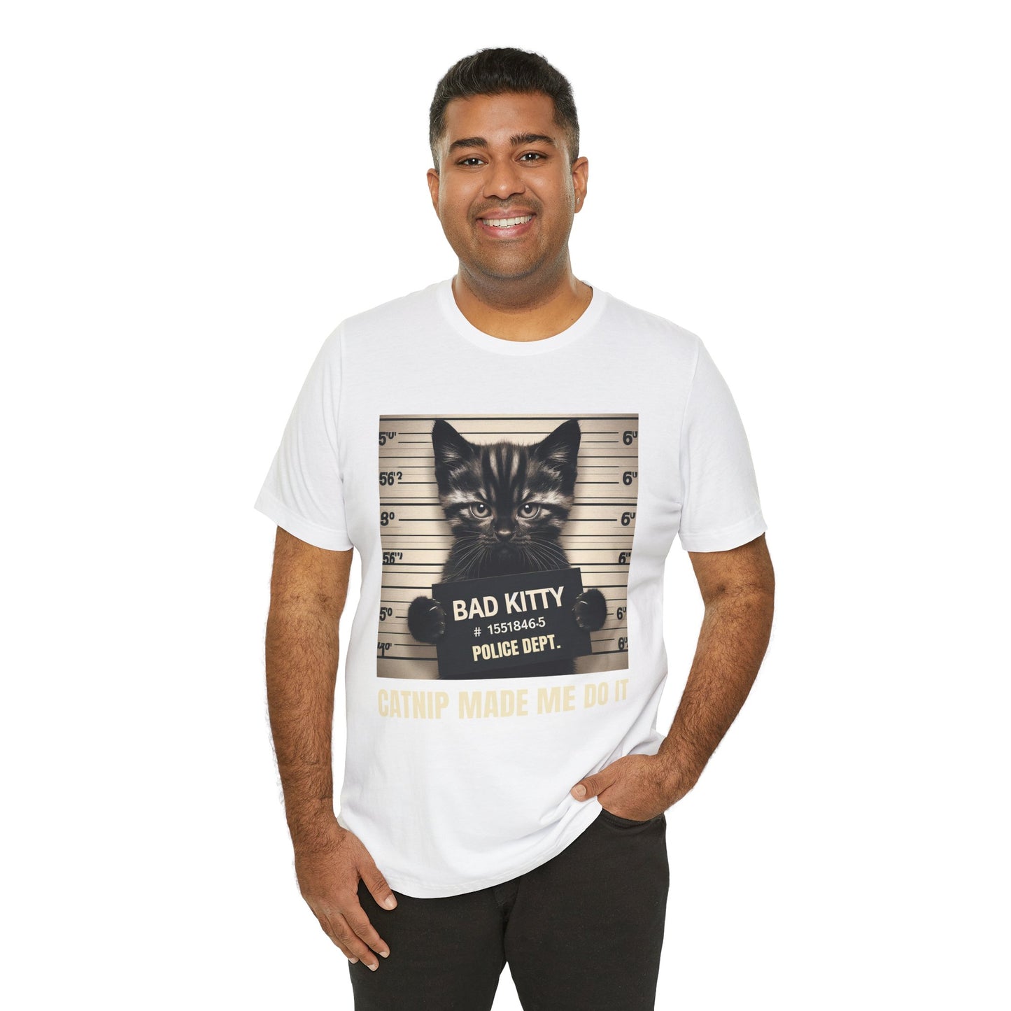 Catnip Made Me Do It Unisex Jersey Short Sleeve Tee