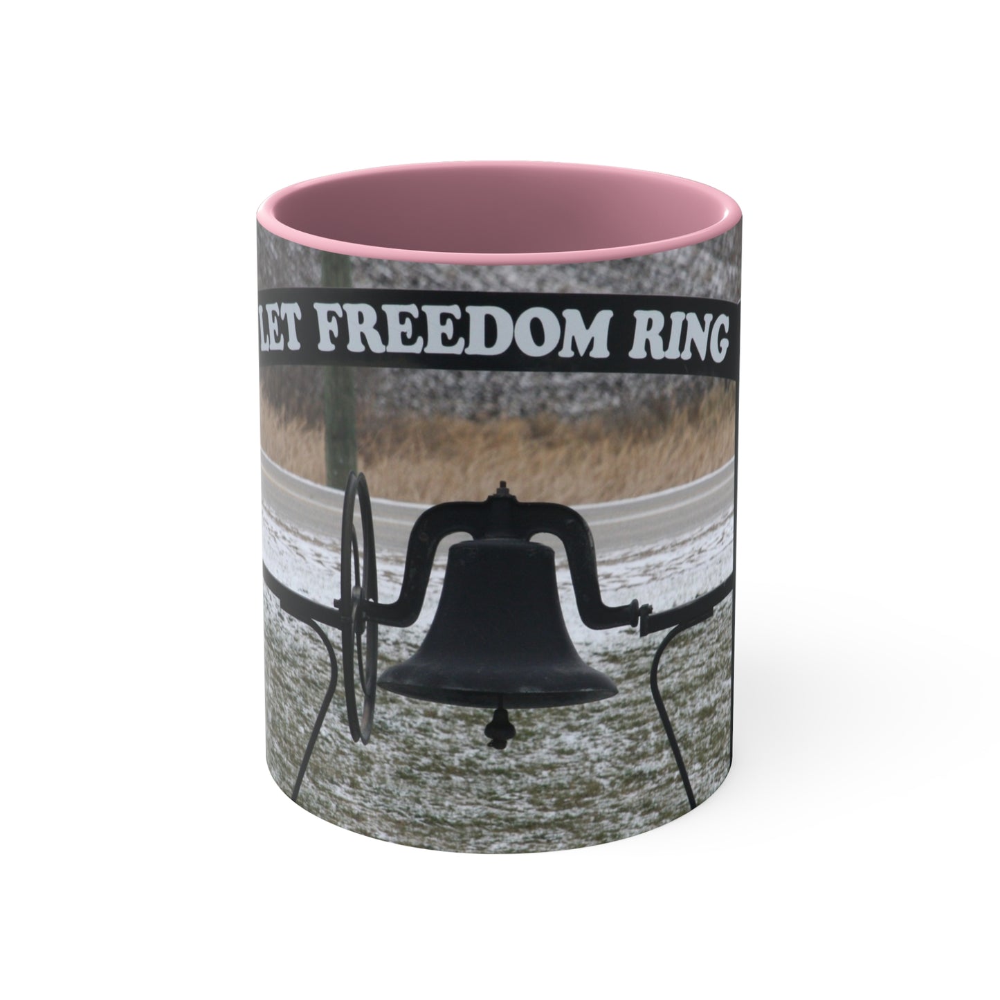 Let Freedom Ring Accent Coffee Mug, 11oz
