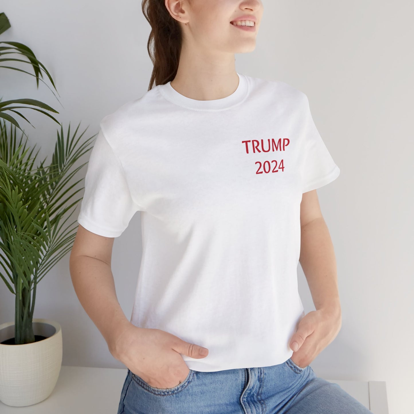 Freedom Is Not Free trump 2024 Unisex Jersey Short Sleeve Tee