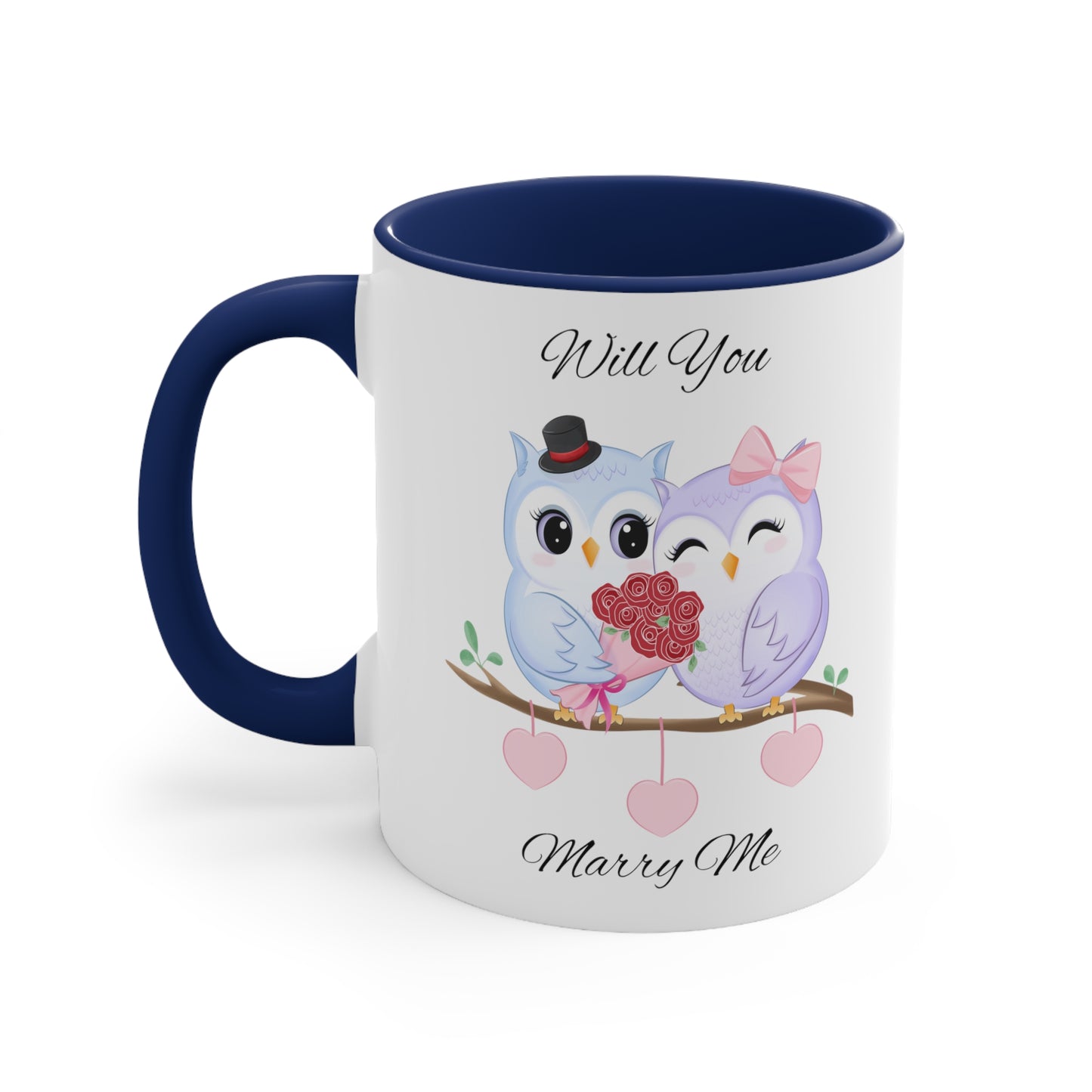 Owls Proposal Accent Coffee Mug, 11oz