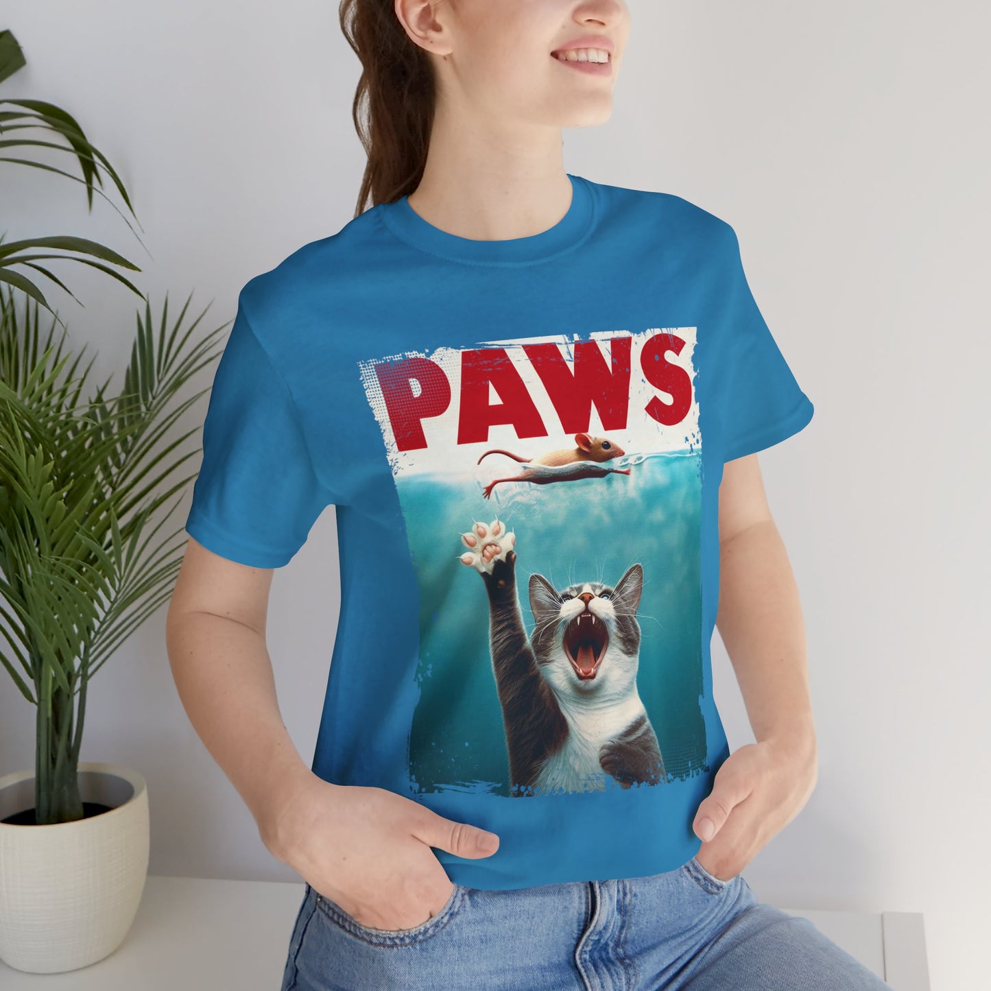 Paws Capture Beneath the Surface Unisex Jersey Short Sleeve Tee