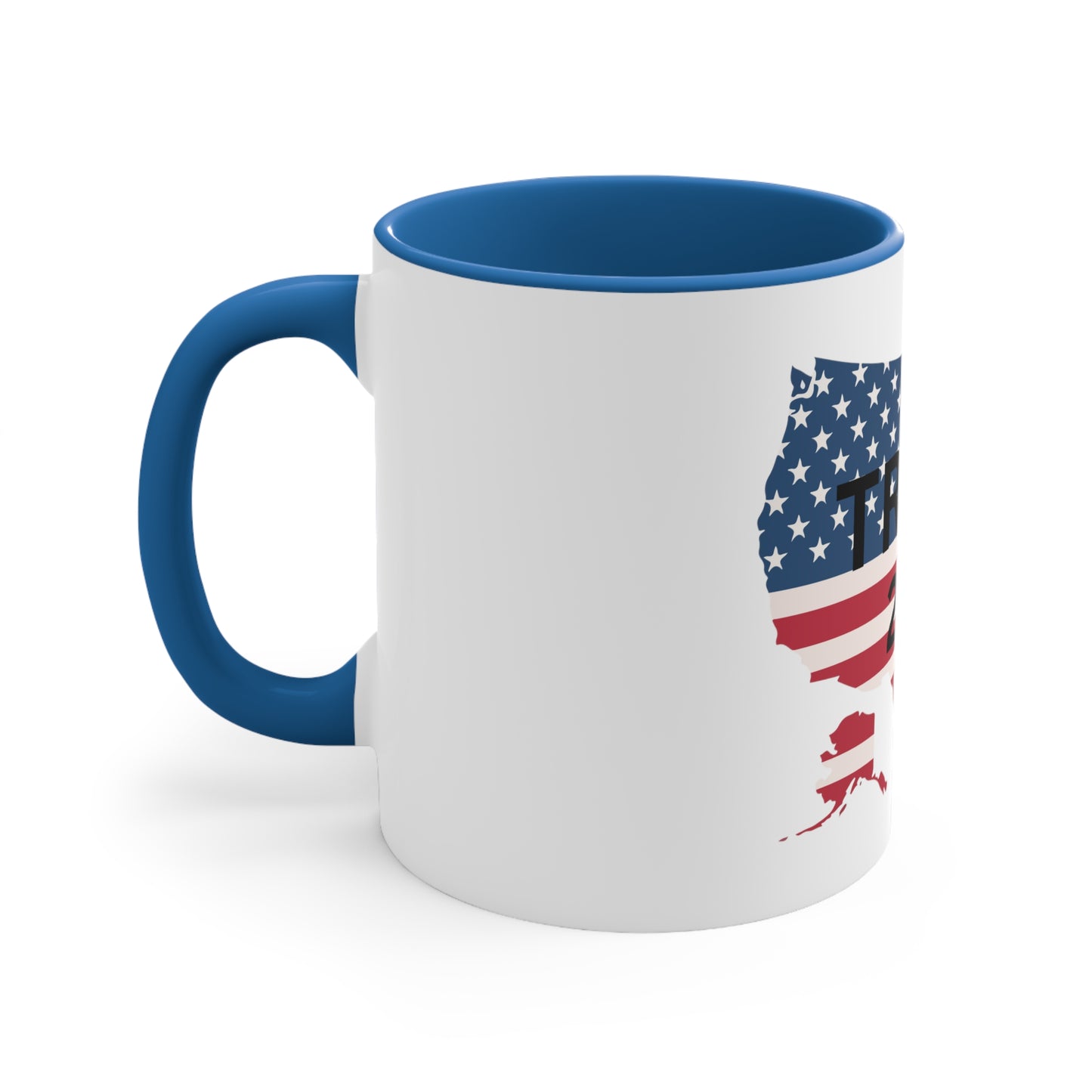 Trump 2024 Accent Coffee Mug, 11oz