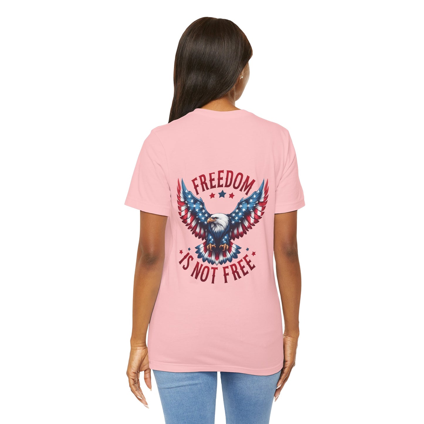 Freedom Is Not Free trump 2024 Unisex Jersey Short Sleeve Tee