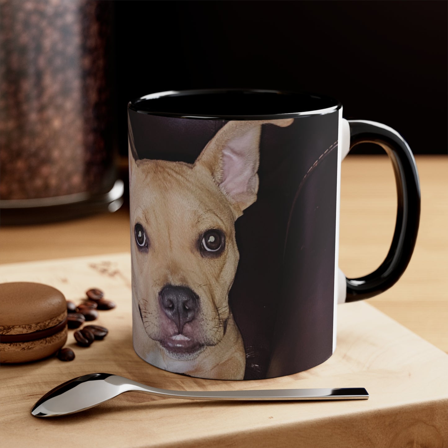 Cute Dog Accent Coffee Mug, 11oz