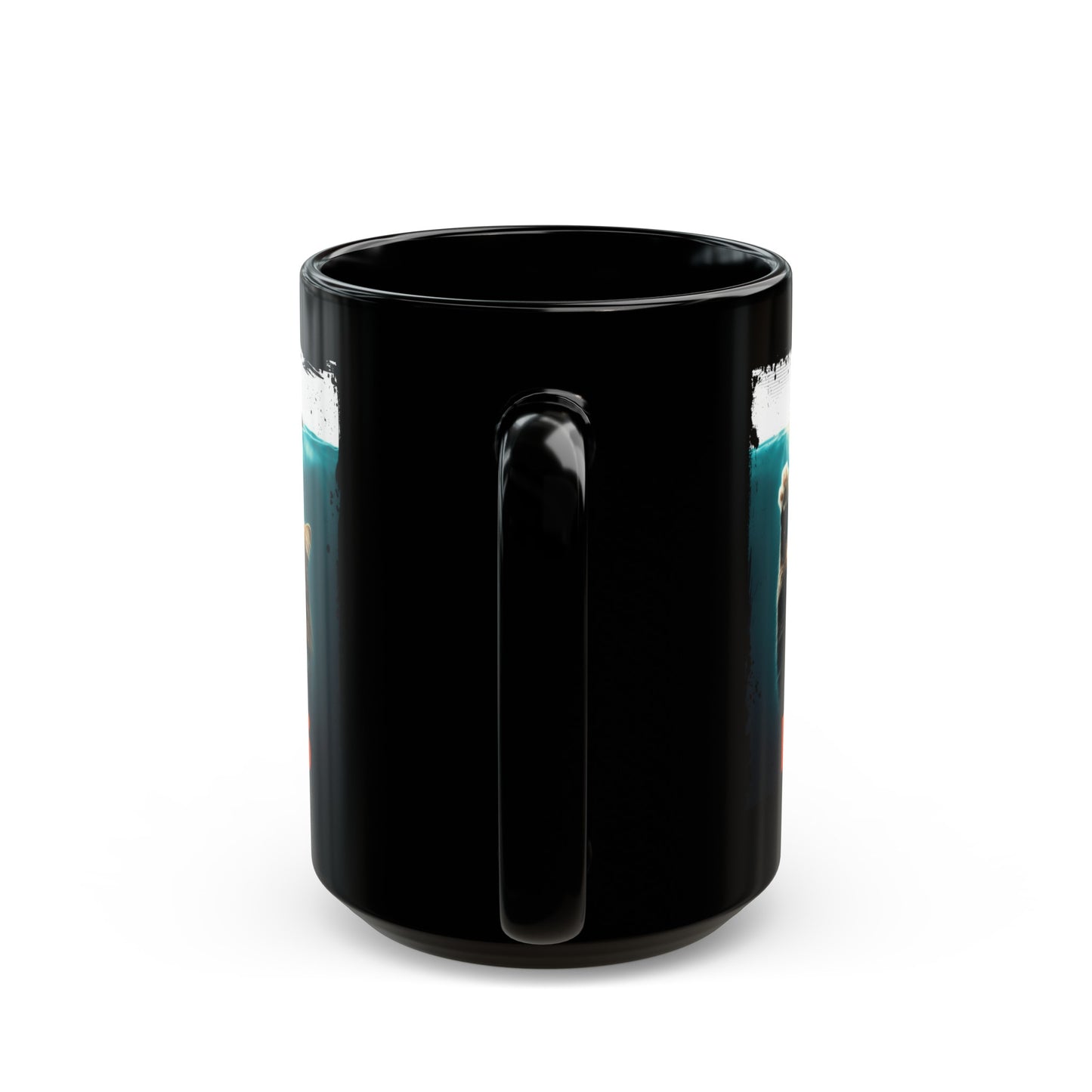 Paws Attack of the Fluff Black Mug (11oz, 15oz)