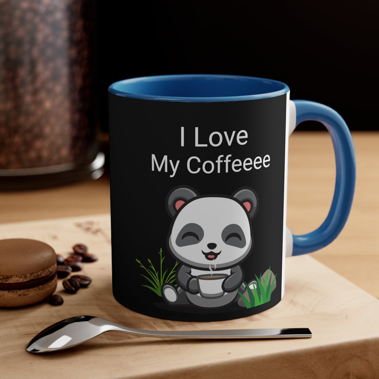 I love My Coffee Black Accent Coffee Mug, 11oz
