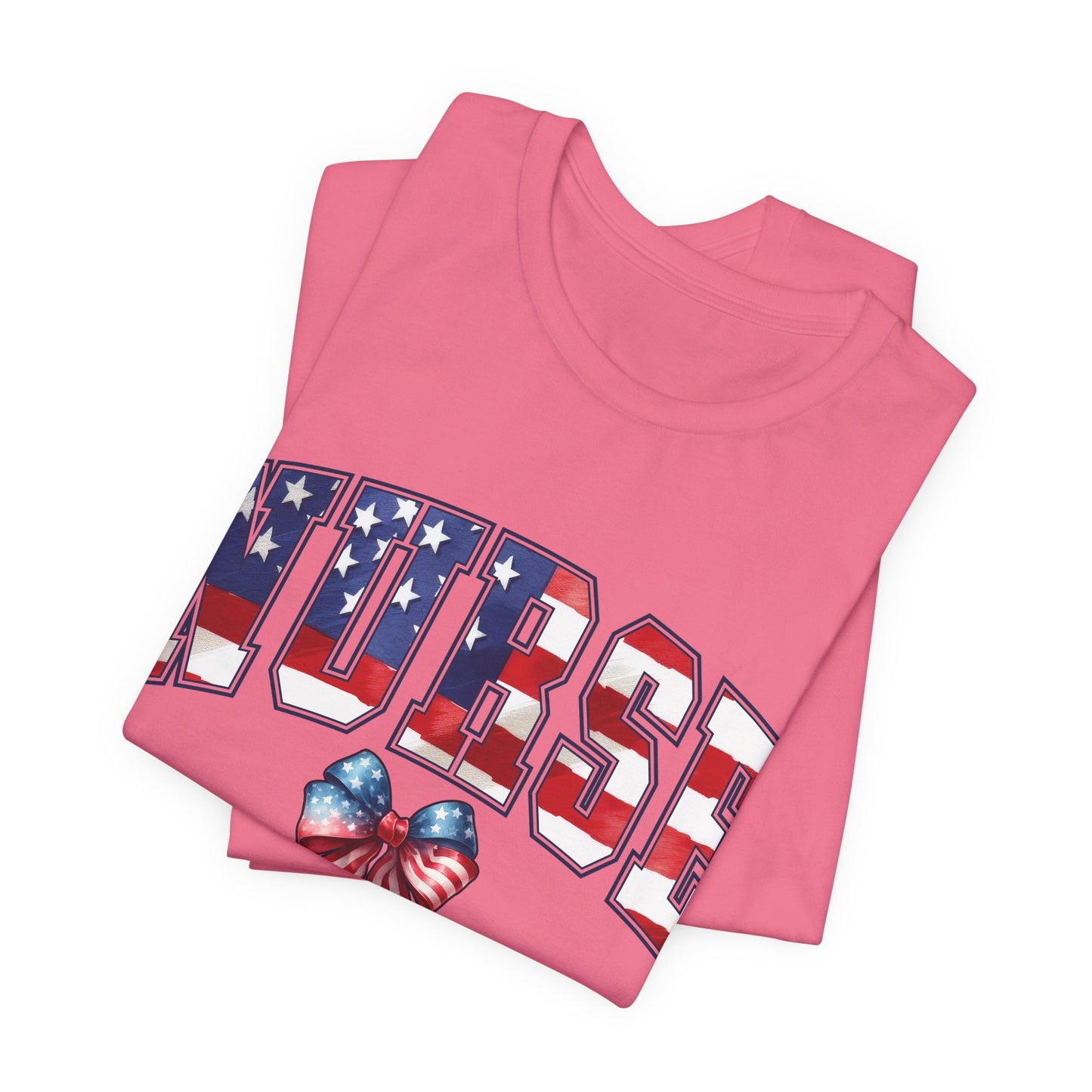 Patriotic Nurse Unisex Jersey Short Sleeve Tee