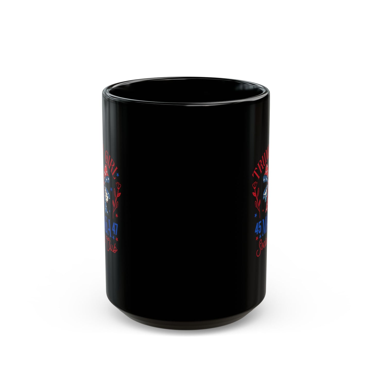 Trump Girl Mega Black Mug (11oz, 15oz)