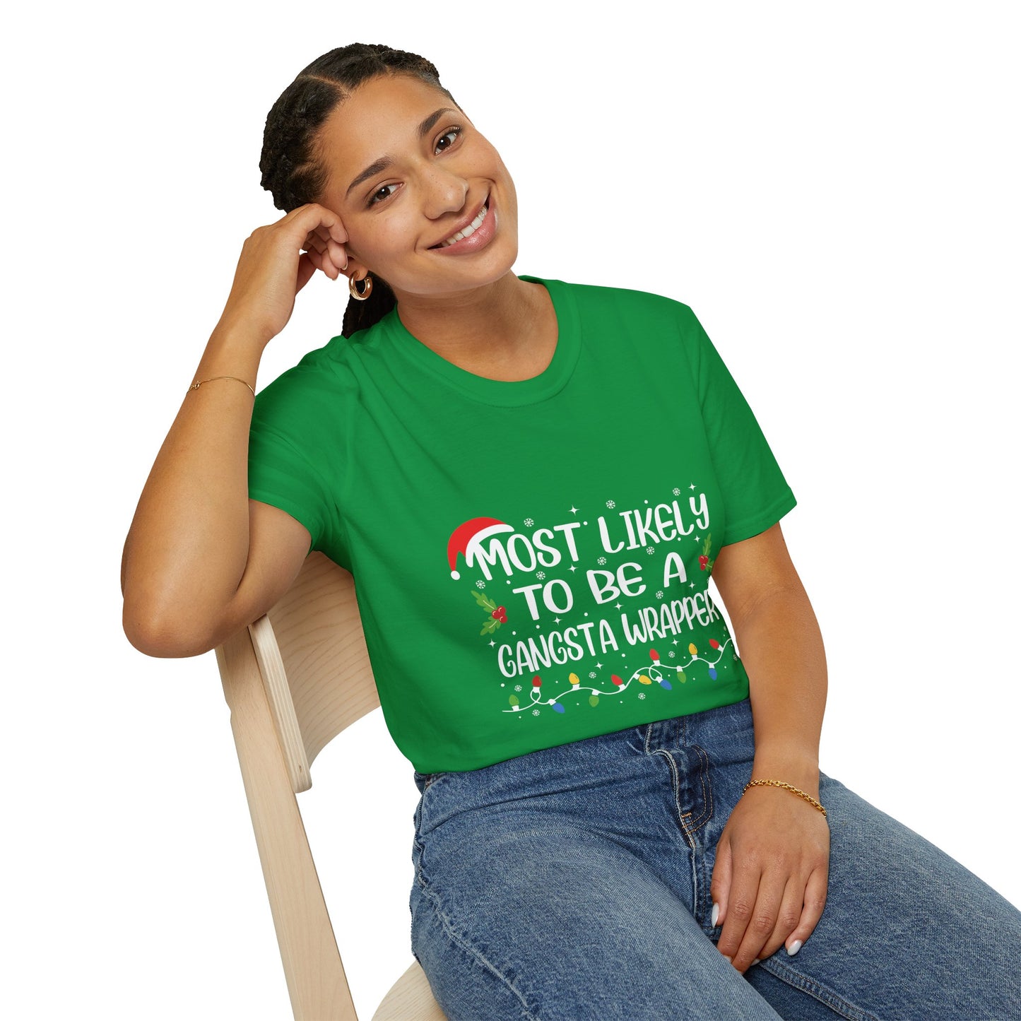 Funny Unisex Gangsta Wrapper Softstyle T-Shirt