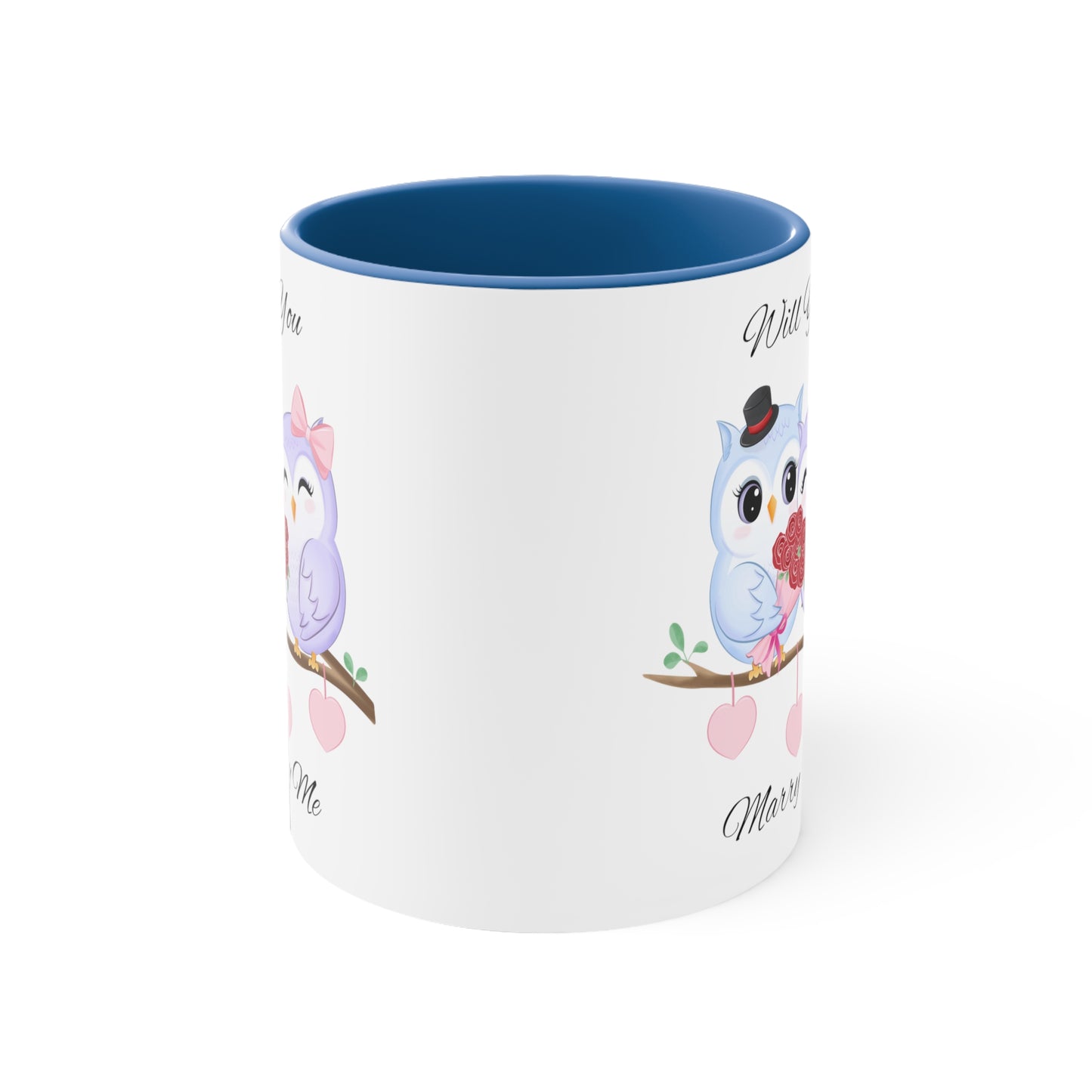 Owls Proposal Accent Coffee Mug, 11oz