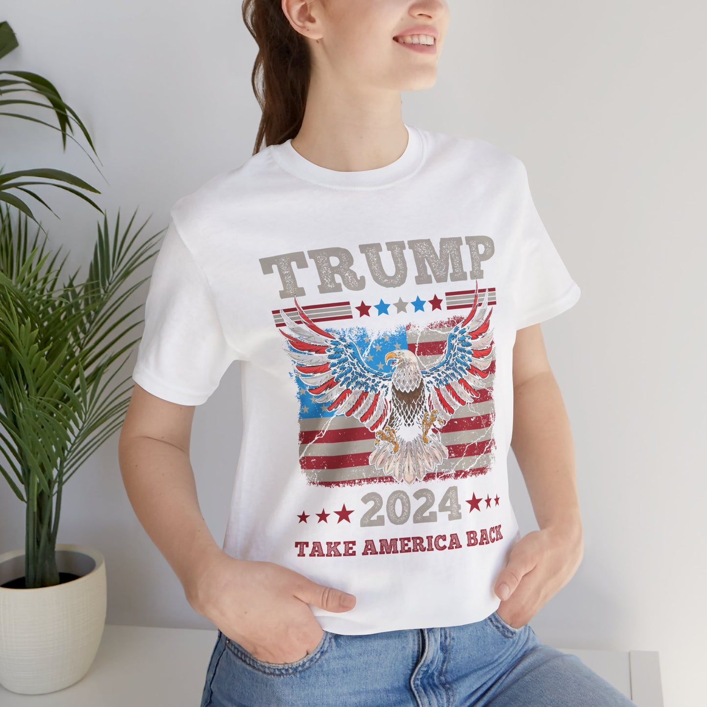Trump 2024 Unisex Jersey Short Sleeve Tee