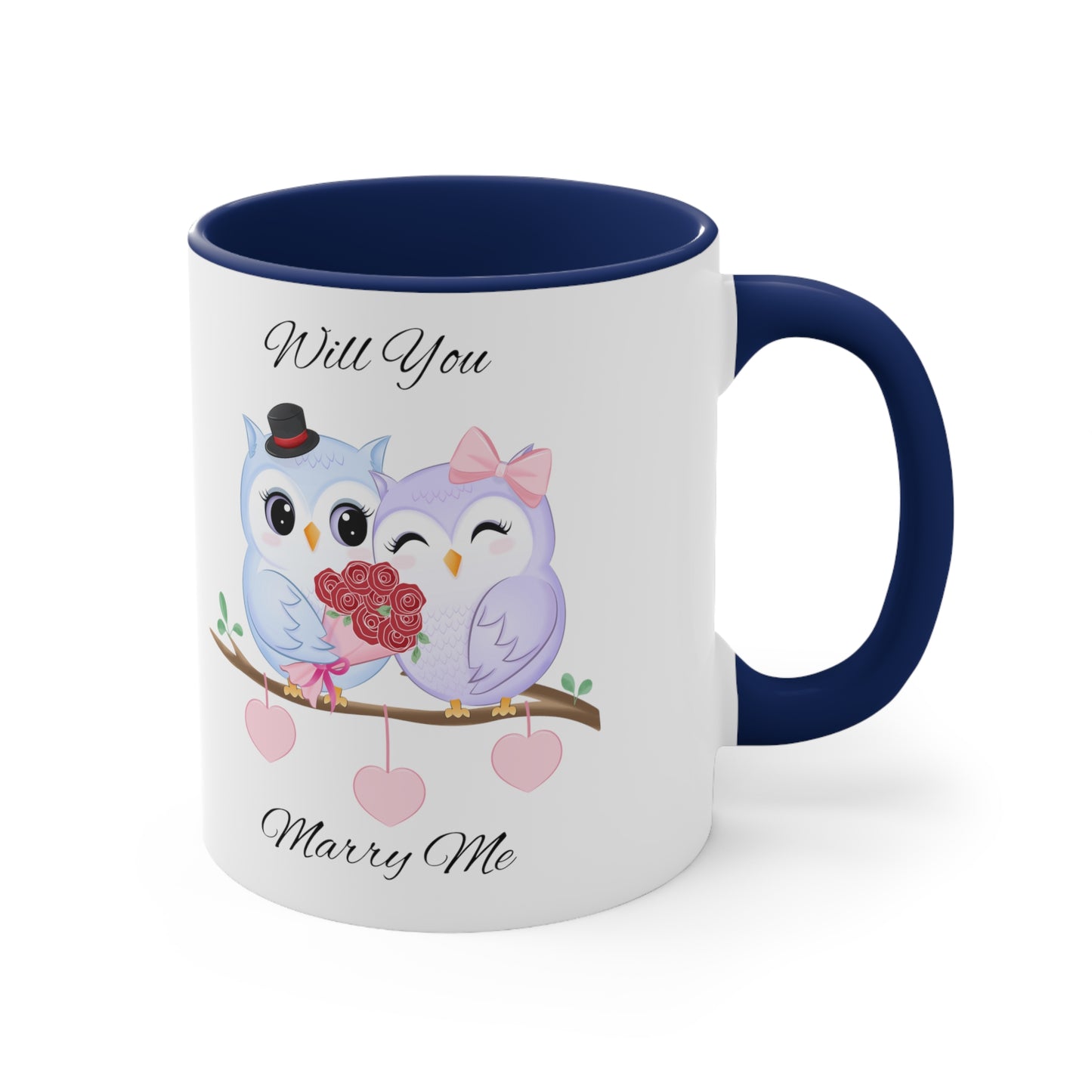 Owls Proposal Accent Coffee Mug, 11oz