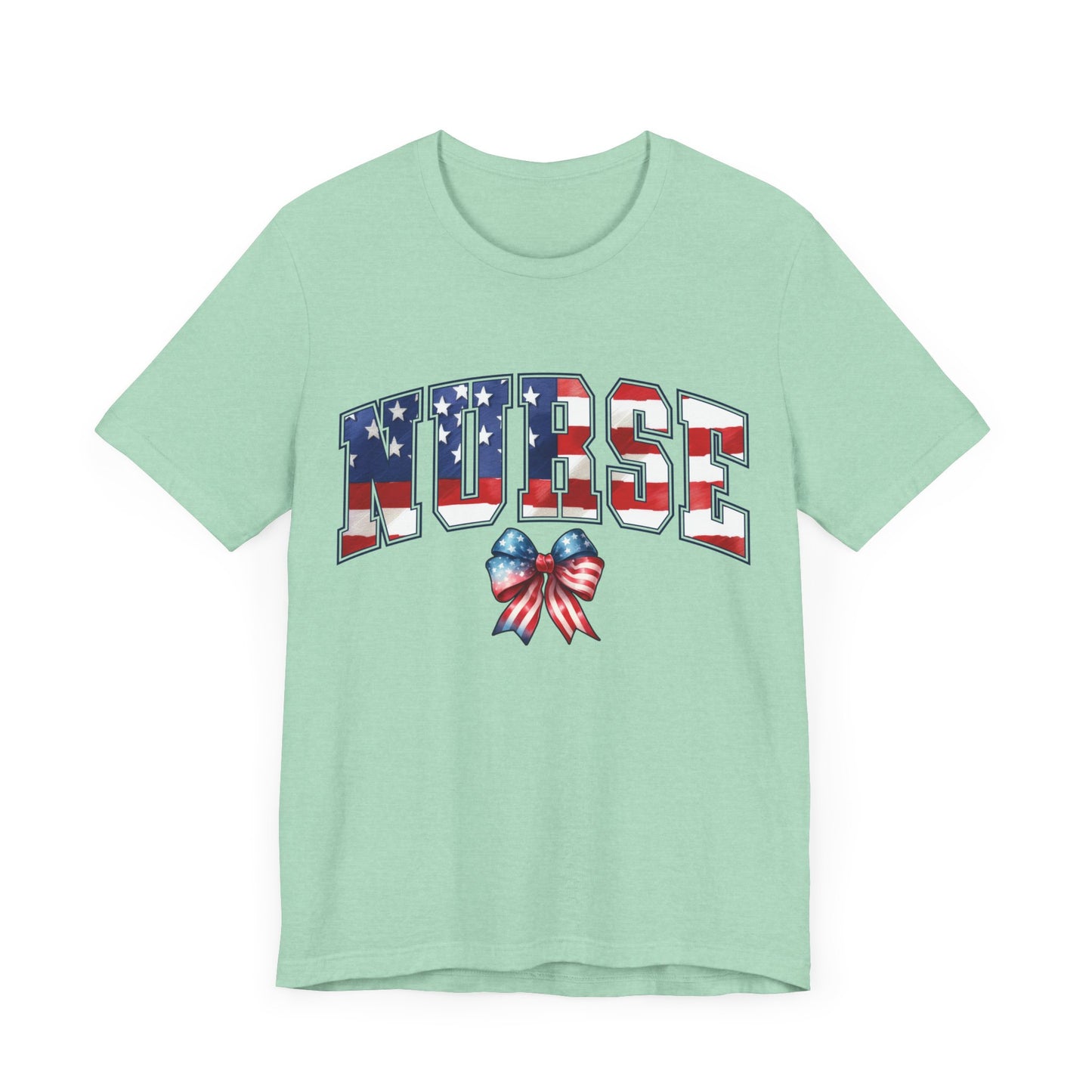Patriotic Nurse Unisex Jersey Short Sleeve Tee