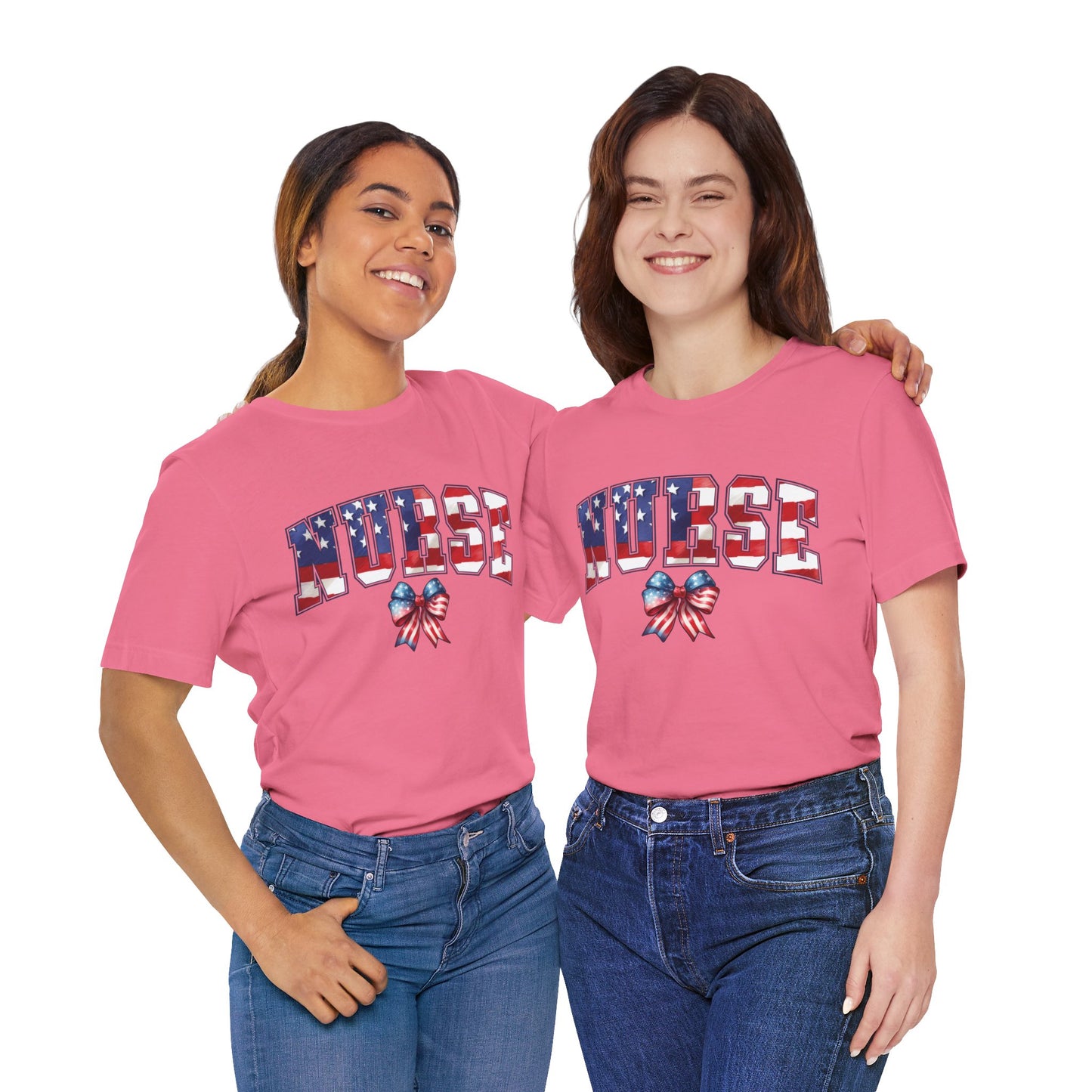 Patriotic Nurse Unisex Jersey Short Sleeve Tee