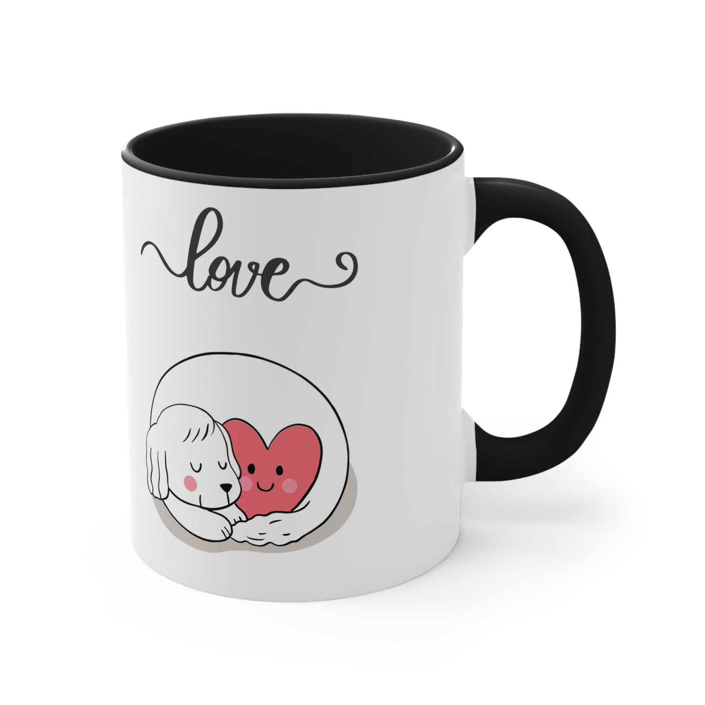 Love Accent Coffee Mug, 11oz